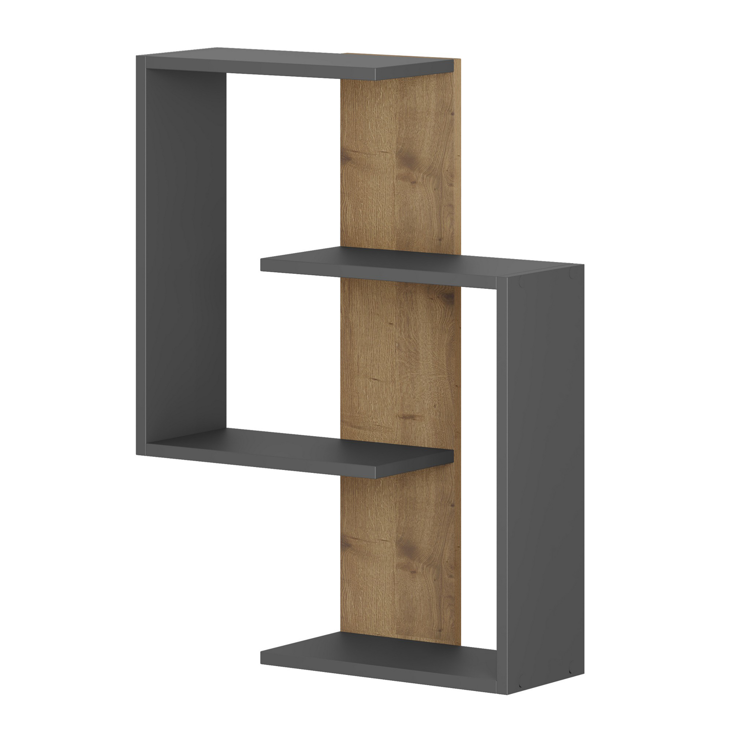 Paranoid Shelf Wood Veneer Anthracite