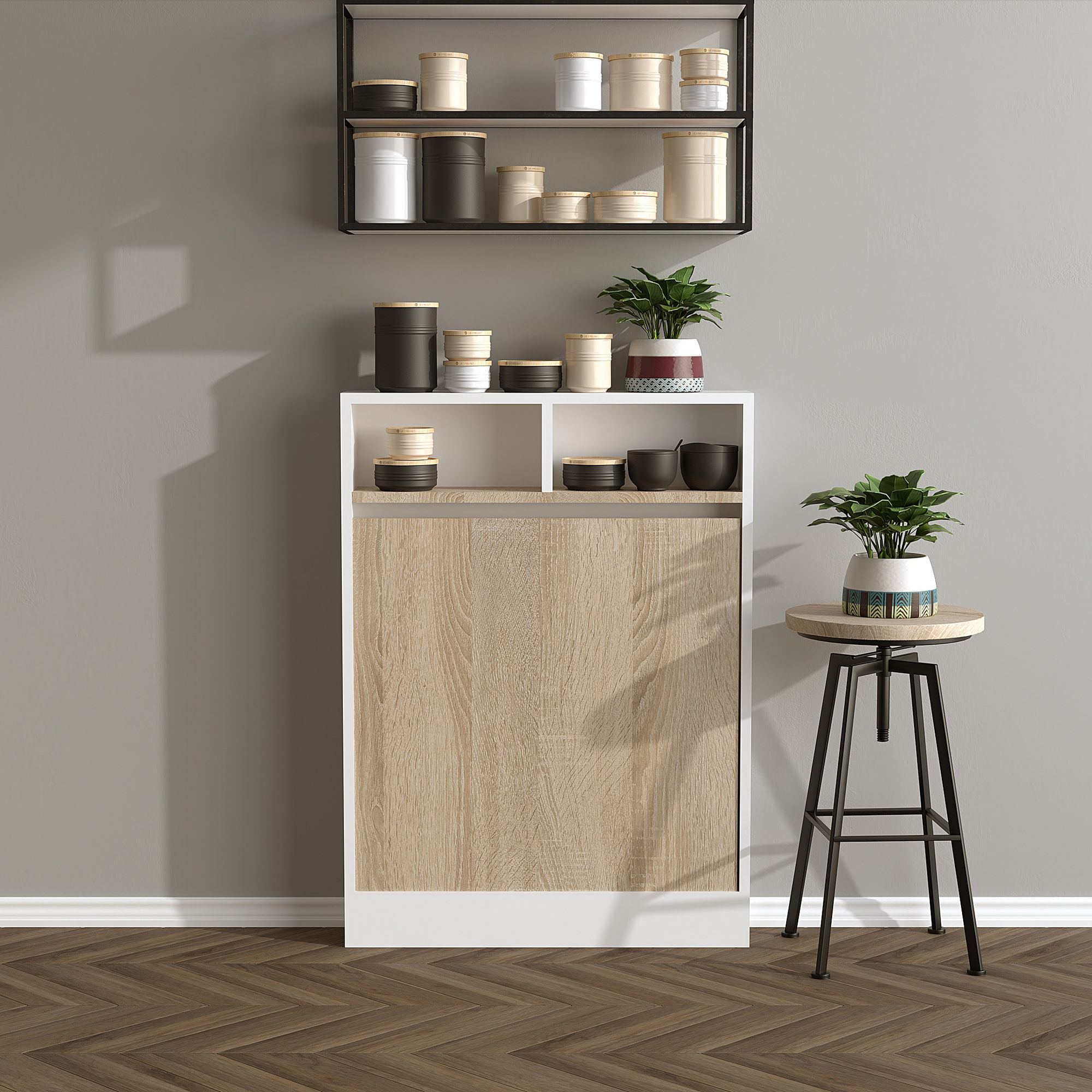 Bracked Folding Table Wood veneer Patara