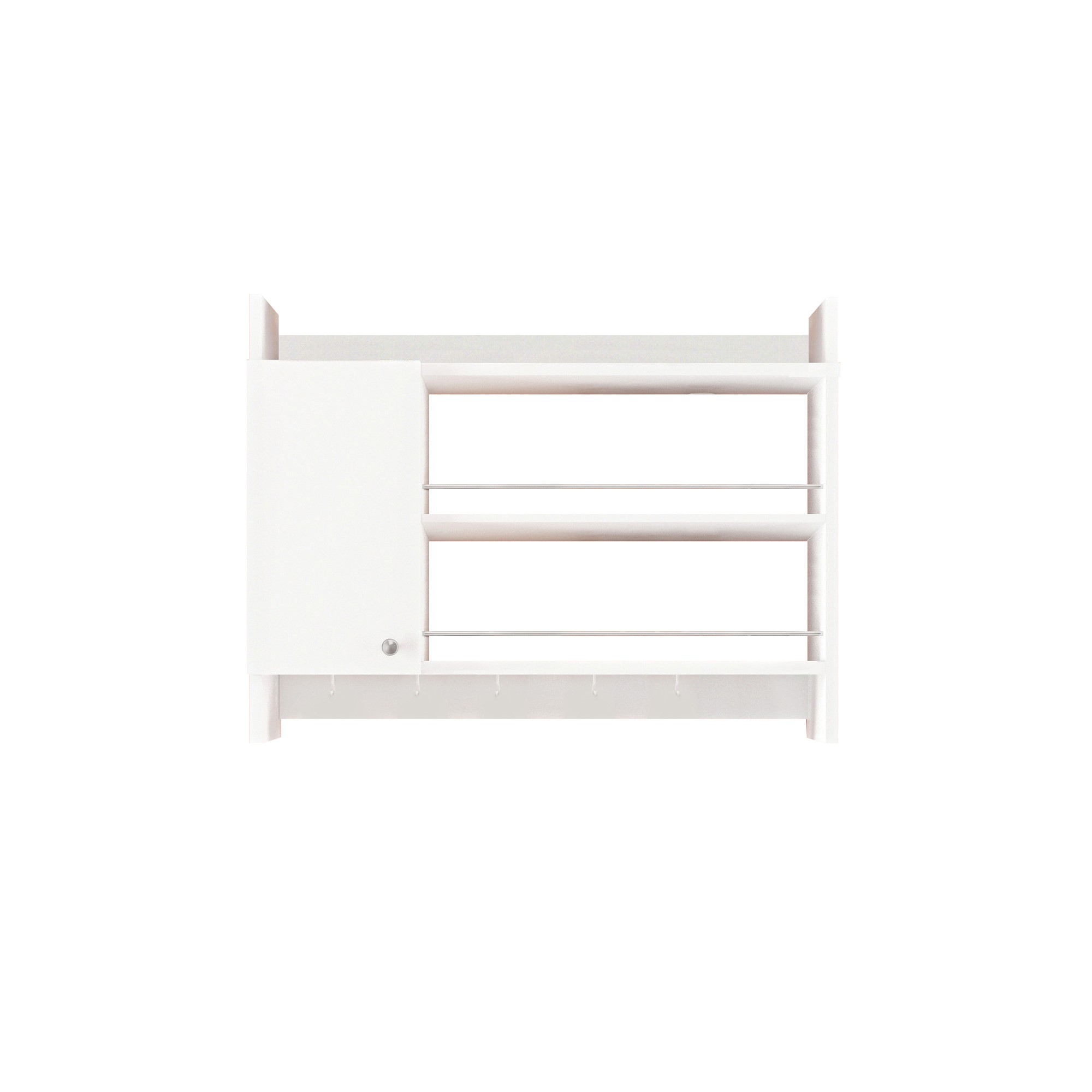 Knerr Shelf Wood Veneer White
