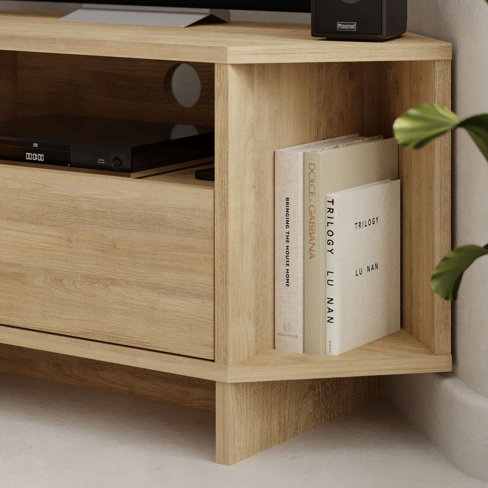 Viva Lowboard Wood Veneer Sapphire