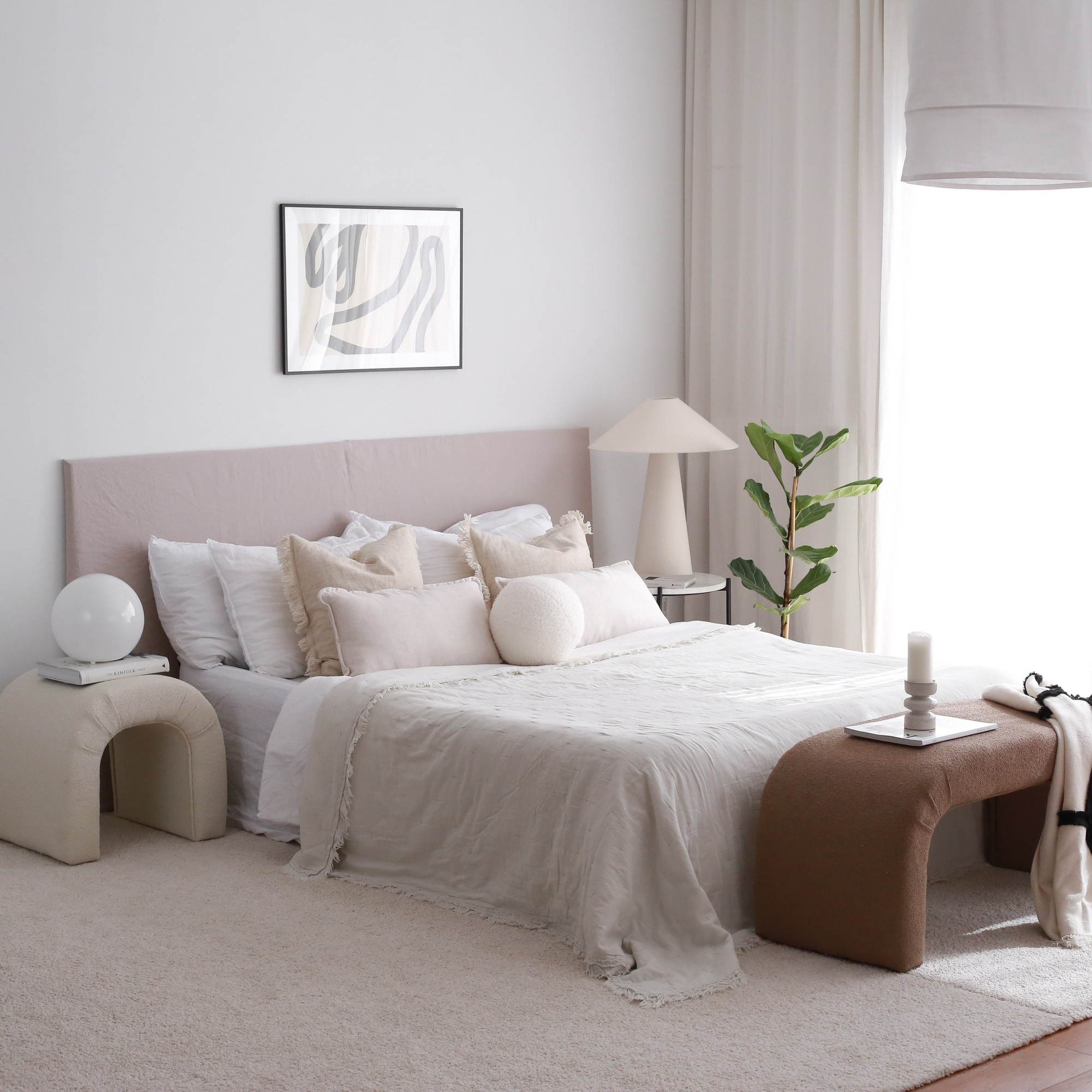 Nu Bank Pouf Brown