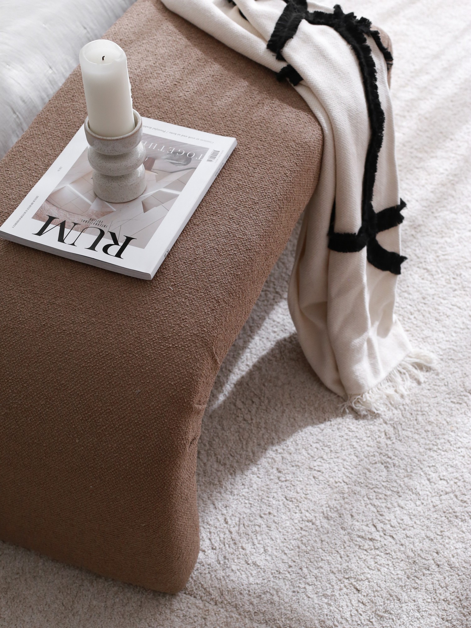 Nu Bank Pouf Brown