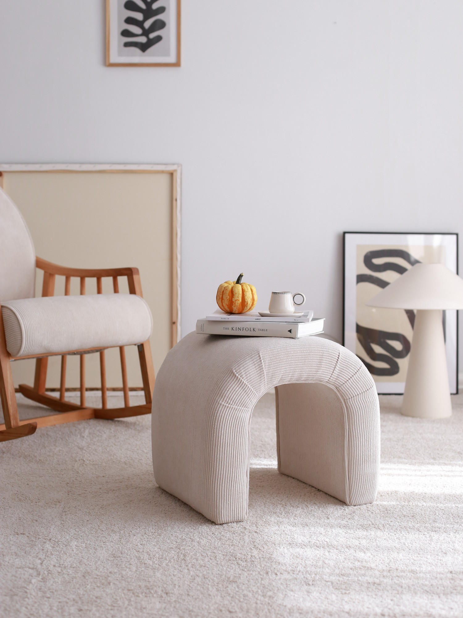 Nu Fitilli Pouf White