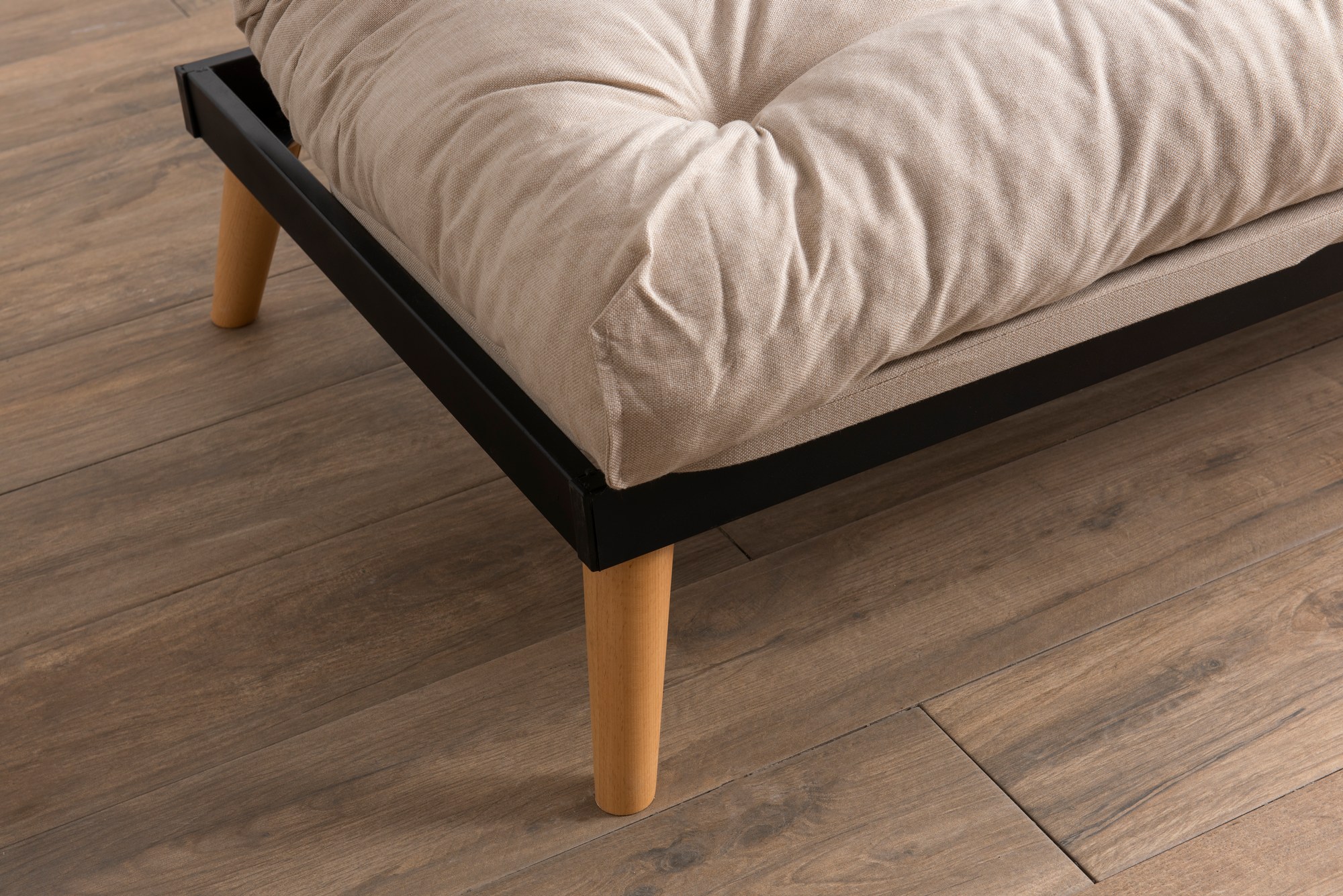Saki Sofa Bed 3-seater Cream