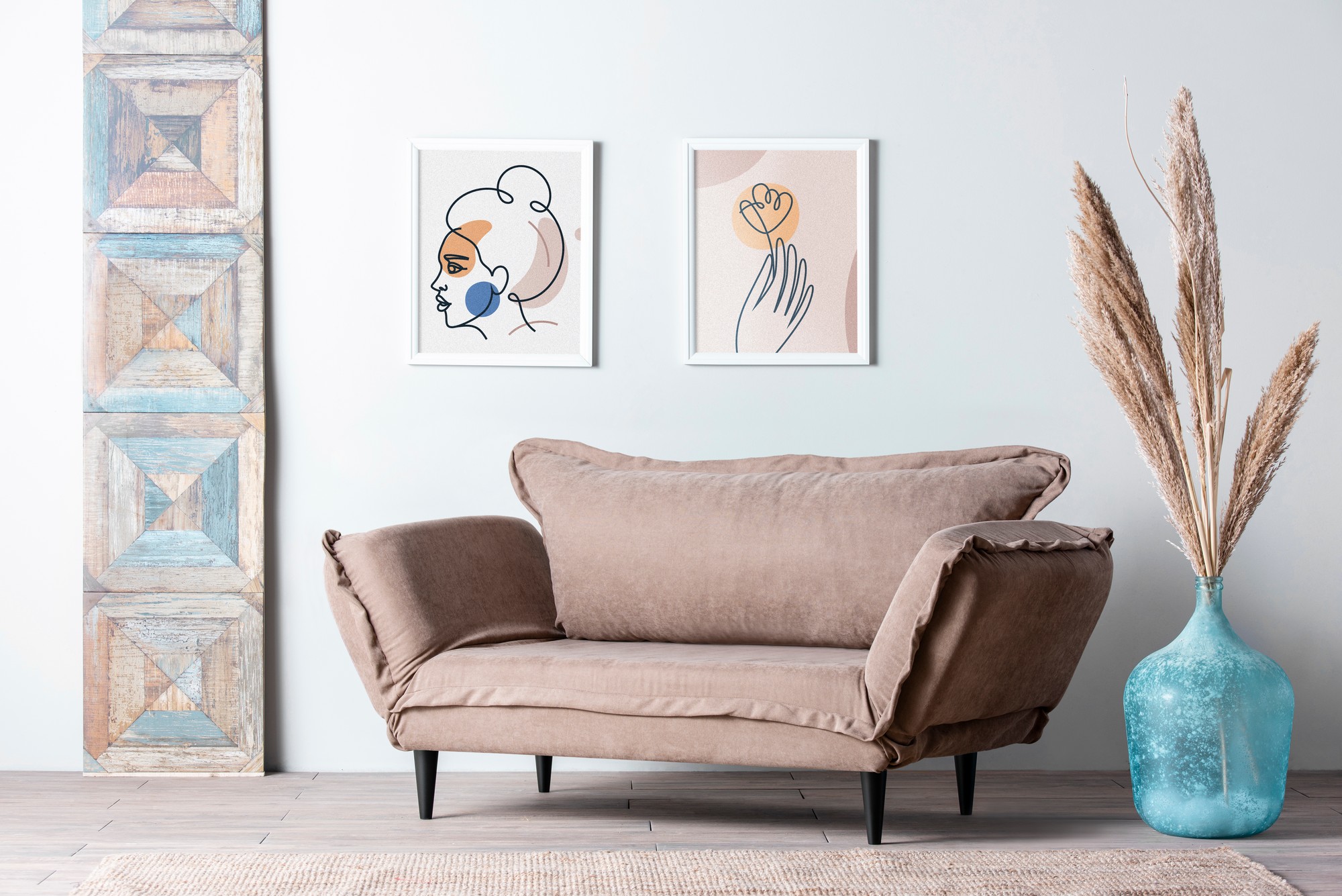 Vino Daybed Sofa Bed 2-seater Mink