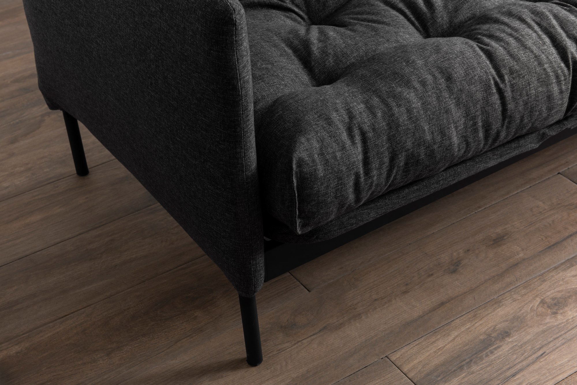 Renge Sofa Bed 3-seater Dark Grey