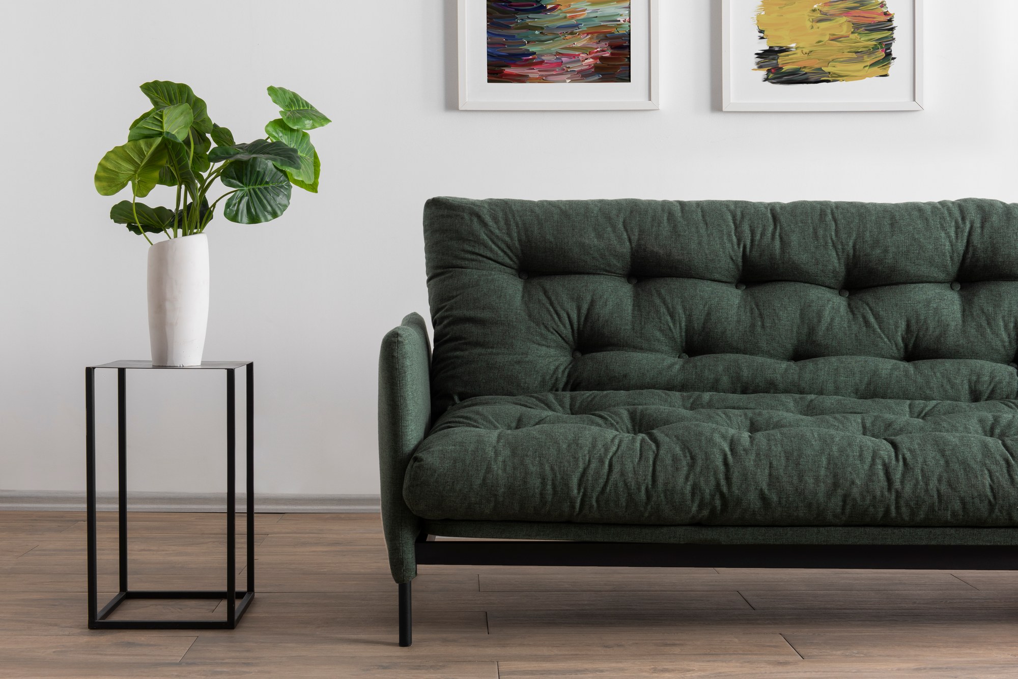 Renge Sleeper Sofa 3-Seater Green
