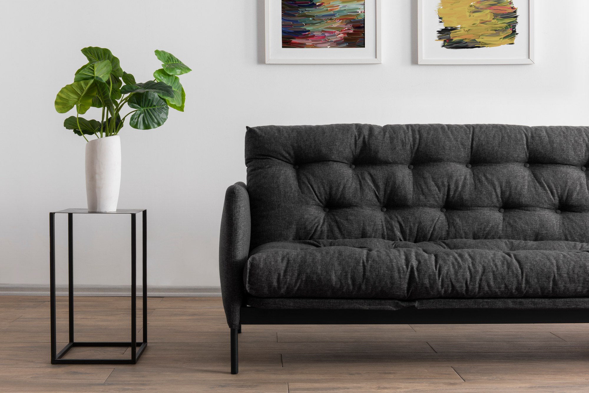 Renge Sofa Bed 3-seater Dark Grey