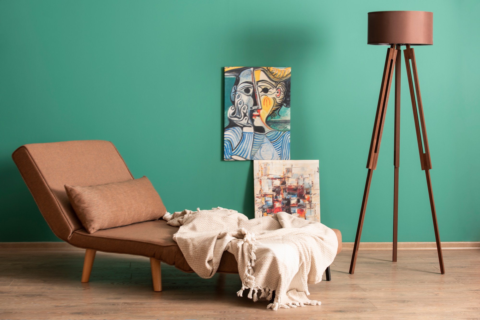 Foldable Sofa Bed 1-Seater Brown