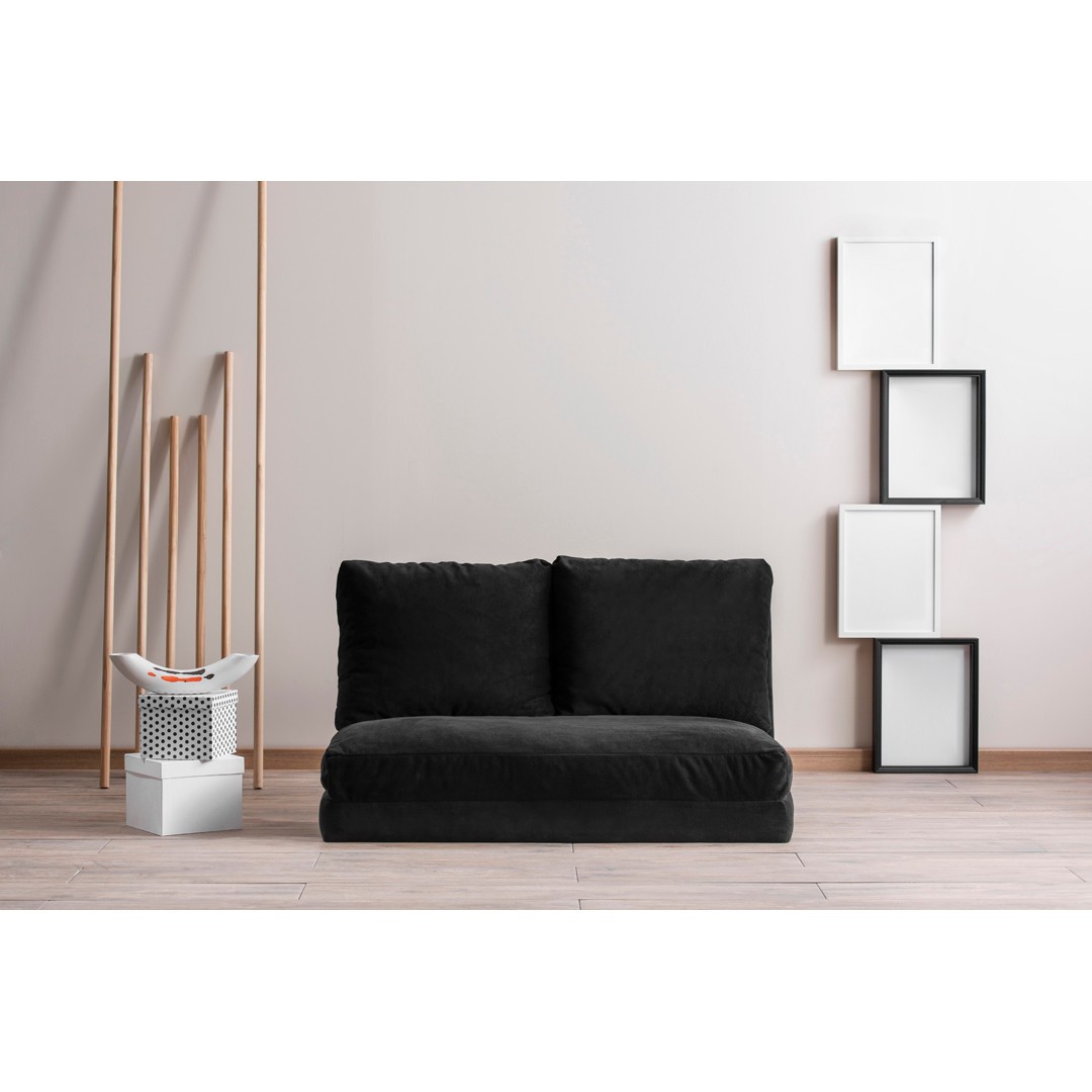 Taida Sofa bed 2-seater Black