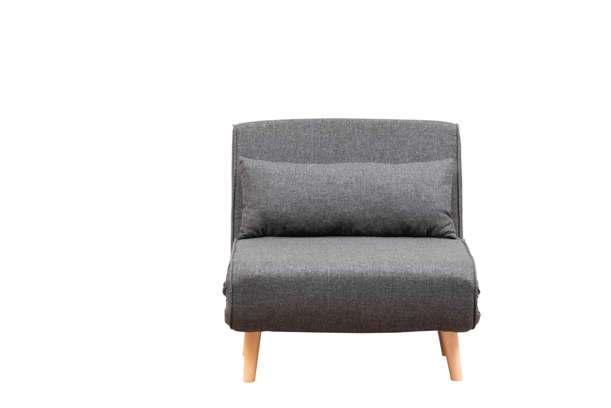 Foldable Sofa Bed 1-seater Dark Grey