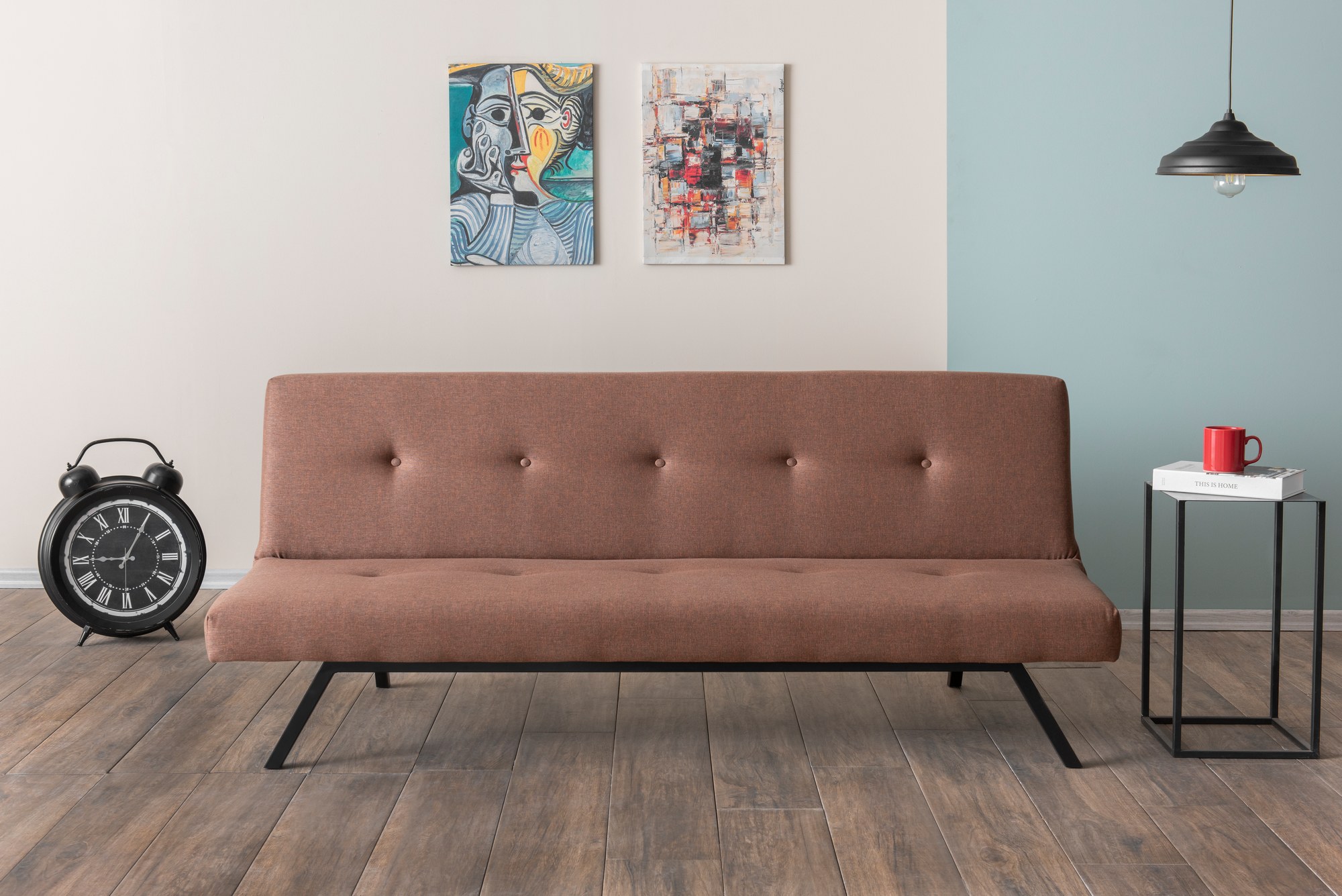 Zola Sofa Bed 3-seater Brown