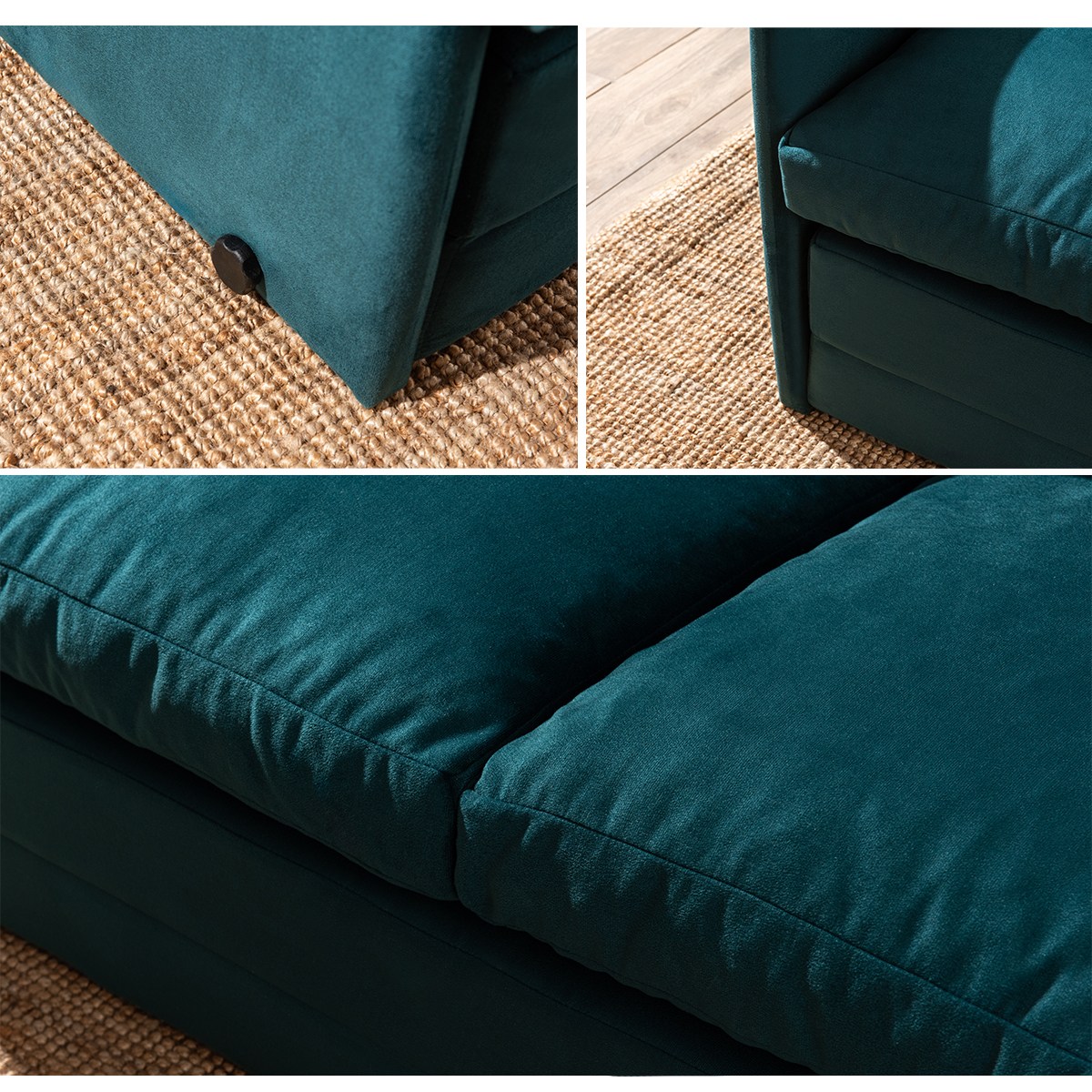 Saga Xl Sofa Bed 2-seater petrol green