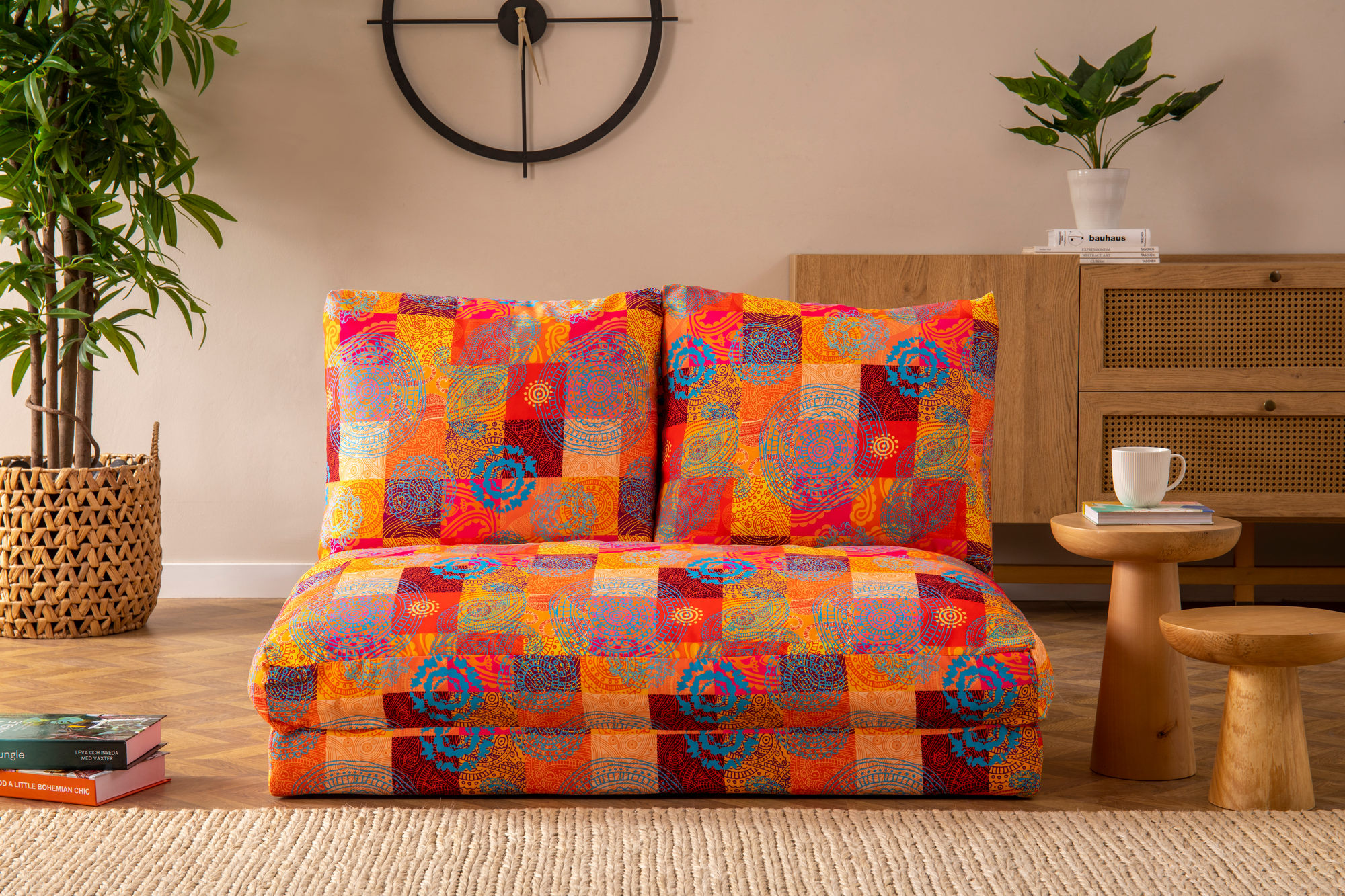 Taida Sofa Bed 2-seater Multicoloured