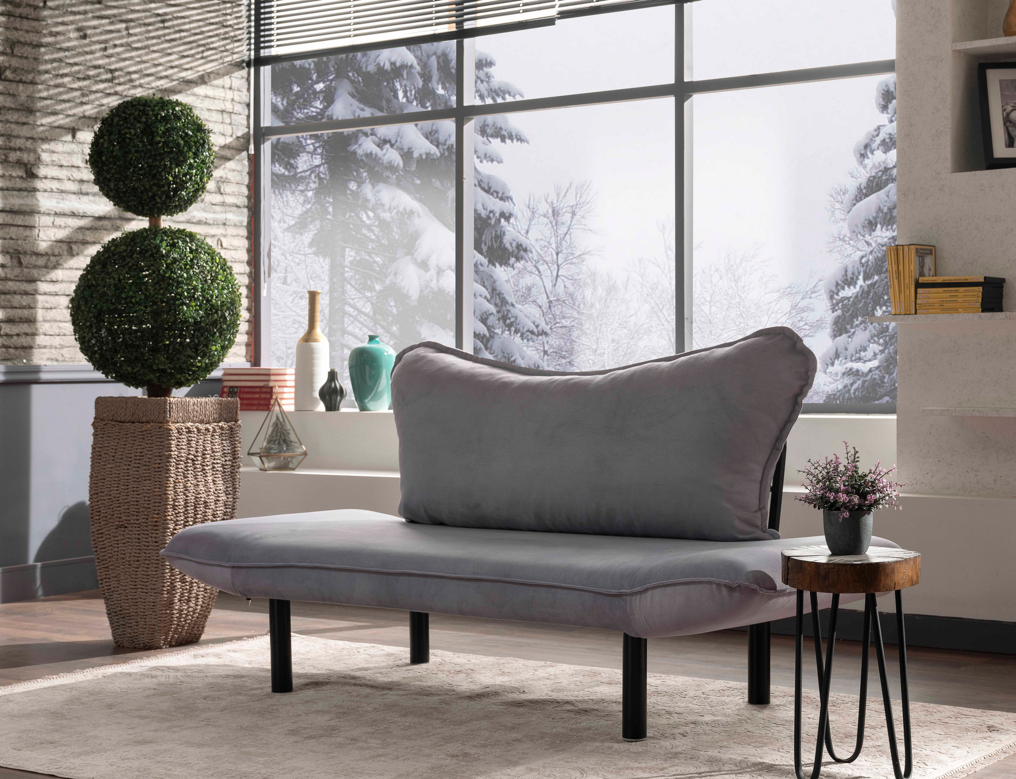 Chatto Sofa Bed 2-seater Grey