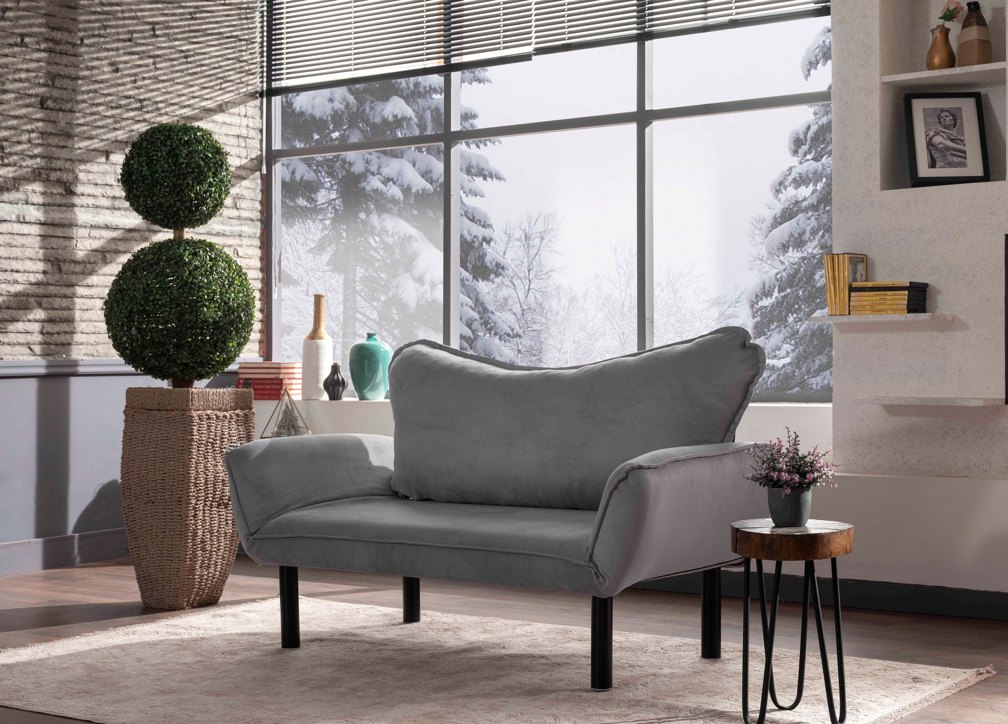 Chatto Sofa Bed 2-seater Grey