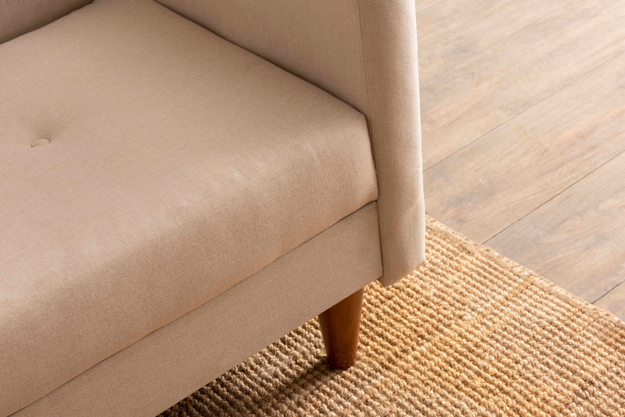 Hiko Sofa bed 3-seater Cream