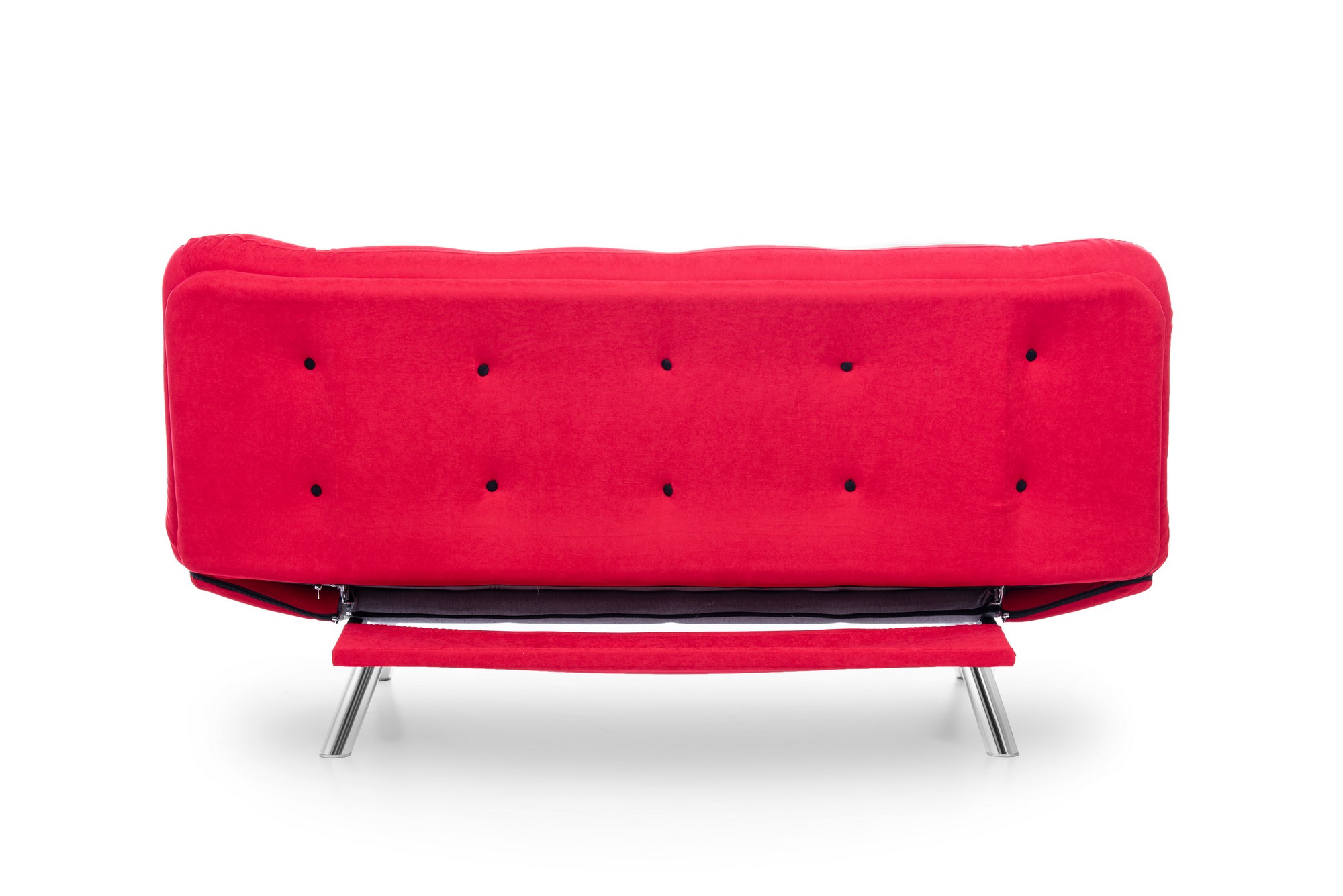 Misa Schlafsofa 3-Sitzer Rot