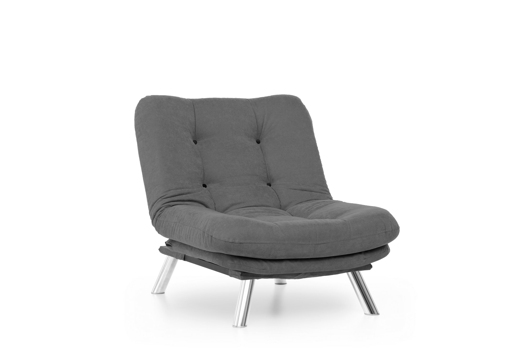 Misa Sofa 1-Seater Grey