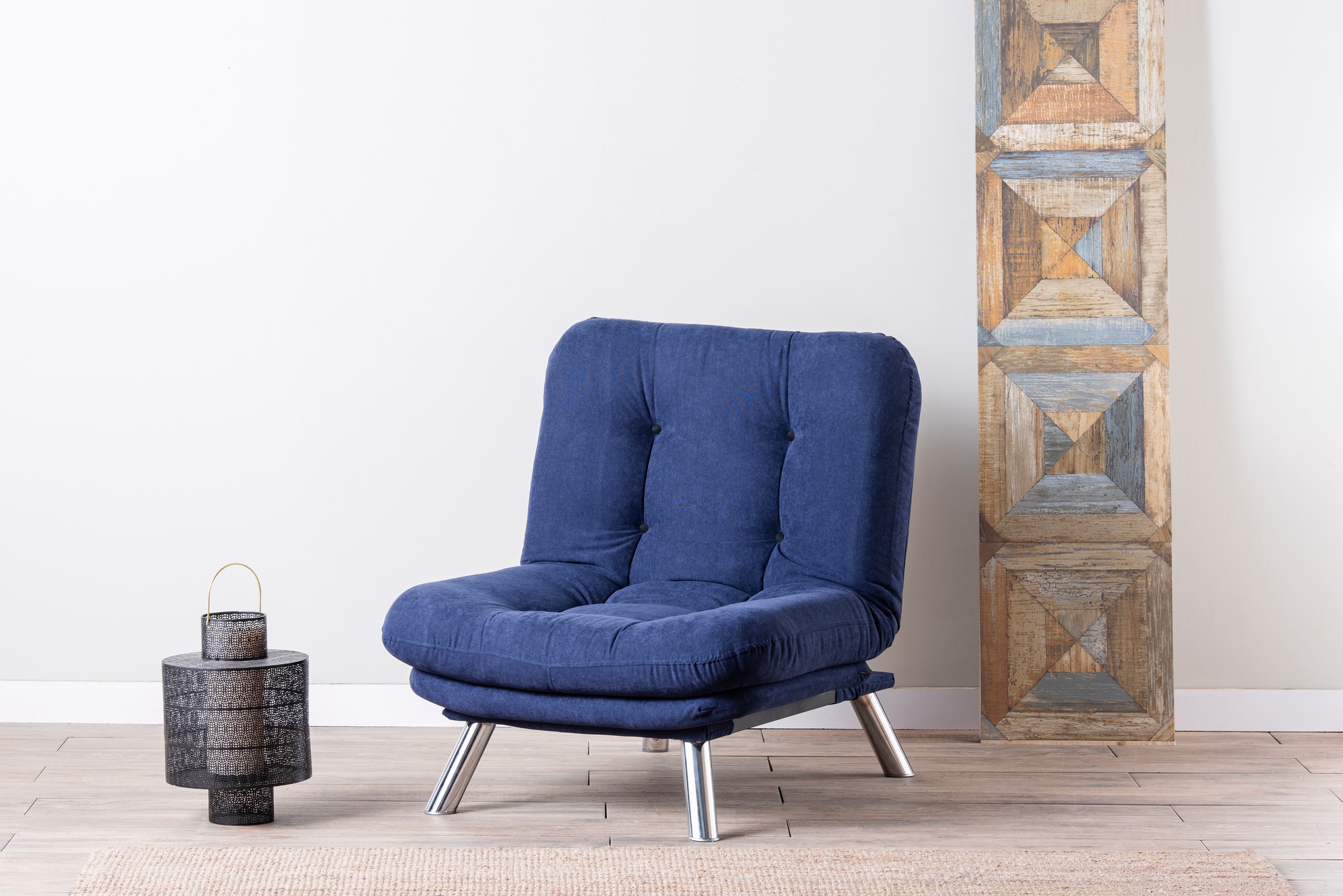 Misa Sofa 1-seater Navy Blue