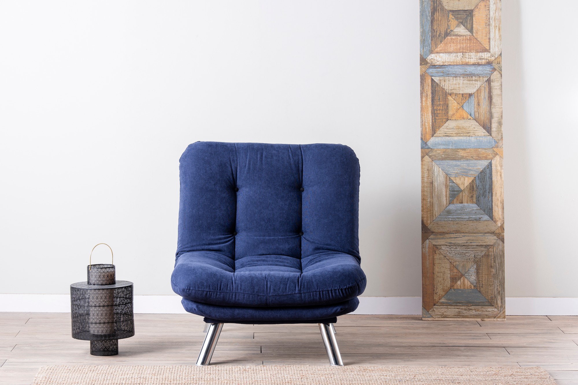 Misa Sofa 1-seater Navy Blue