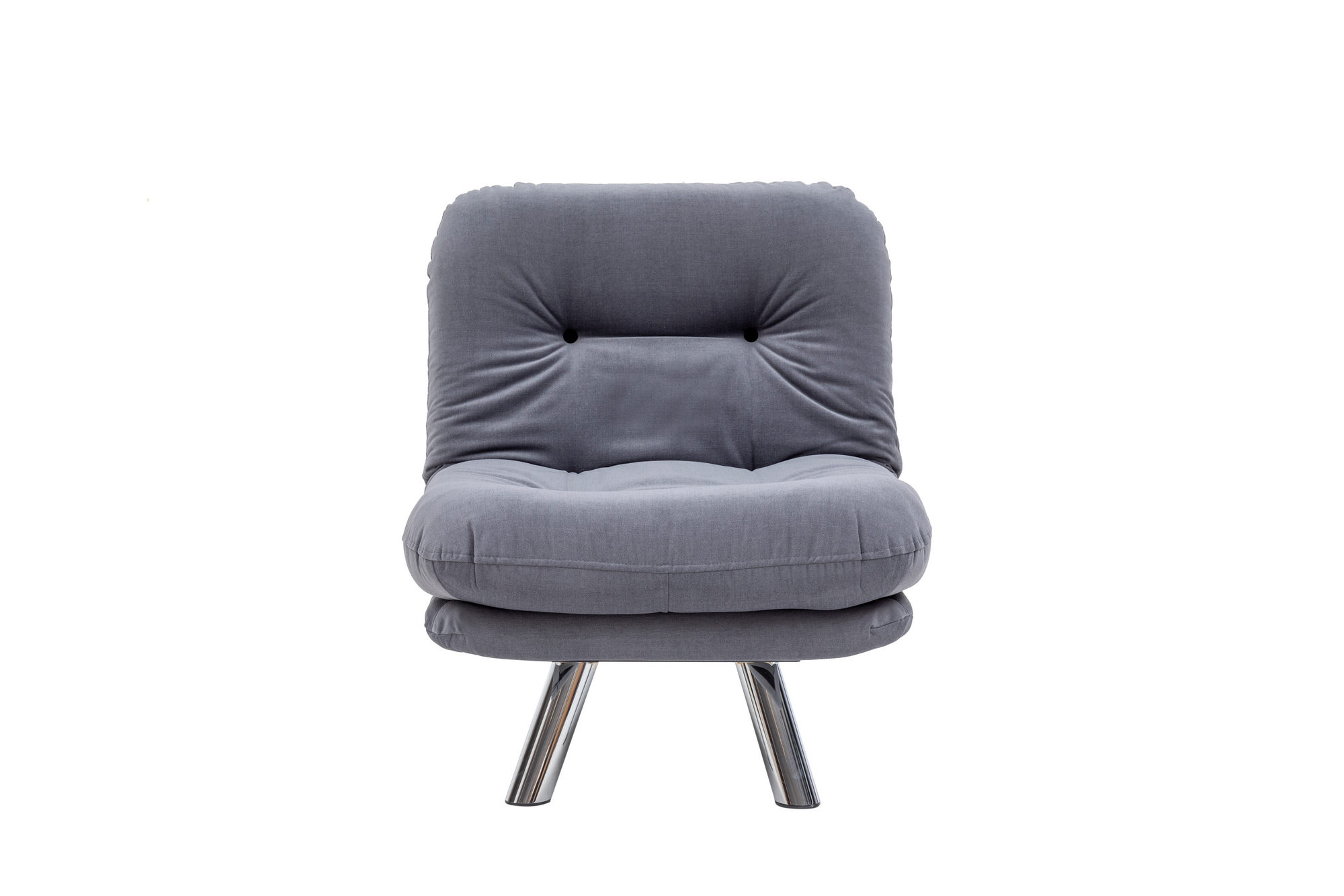 Misa Small Solo Sleeper Sofa 1-Seater Grey