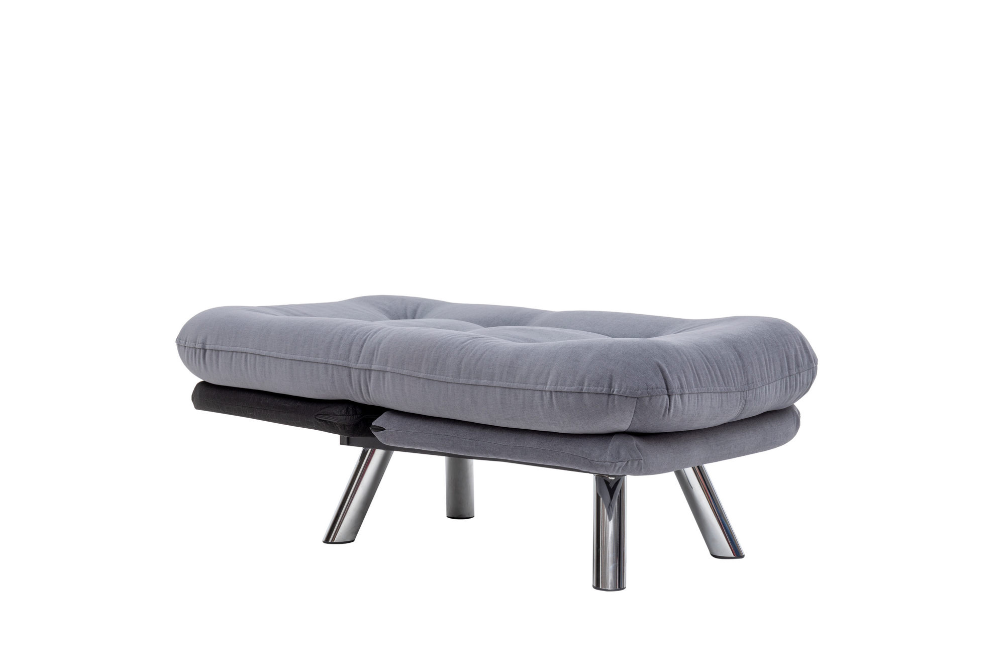 Misa Small Solo Sleeper Sofa 1-Seater Grey