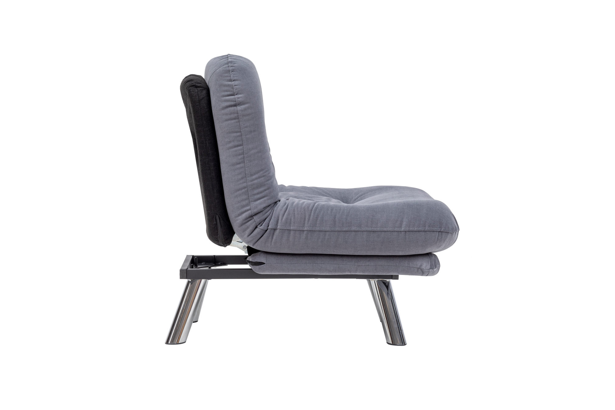 Misa Small Solo Sleeper Sofa 1-Seater Grey