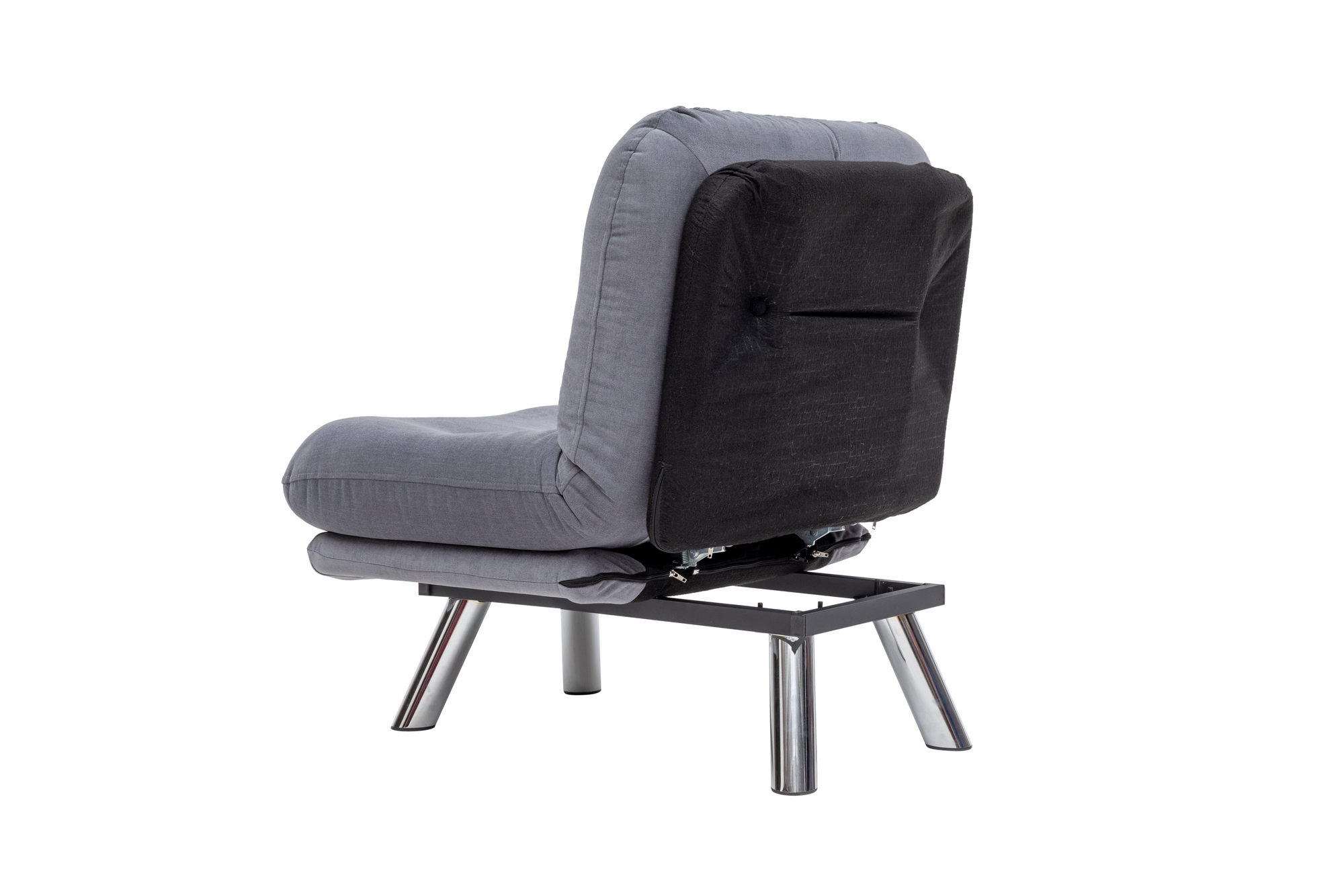Misa Small Solo Sleeper Sofa 1-Seater Grey