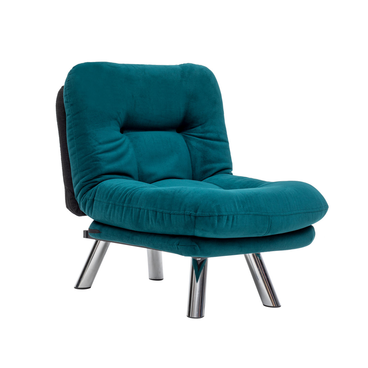 Misa Small Solo Sofa Bed 1-seater Petrol Green