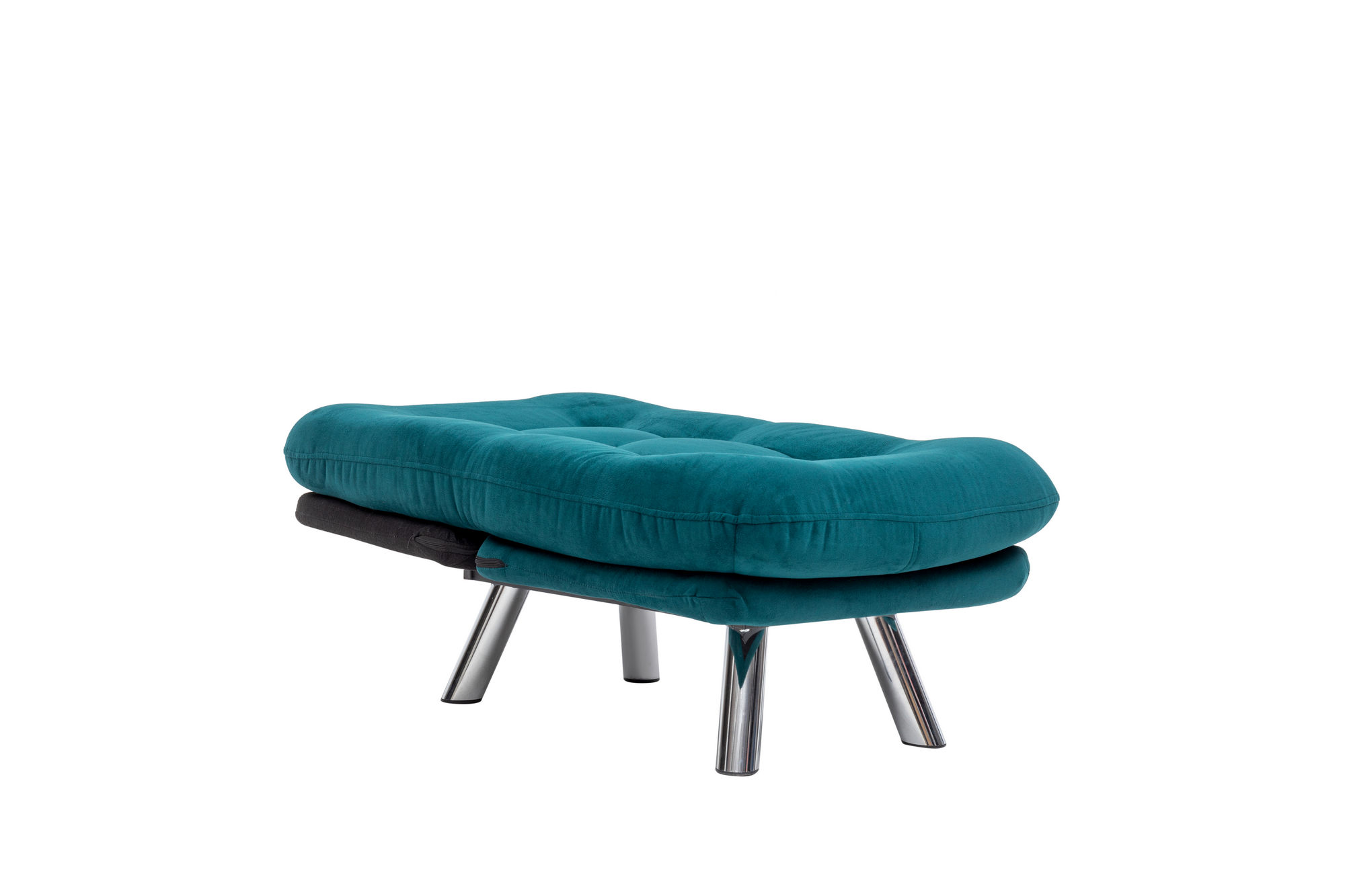 Misa Small Solo Sofa Bed 1-seater Petrol Green