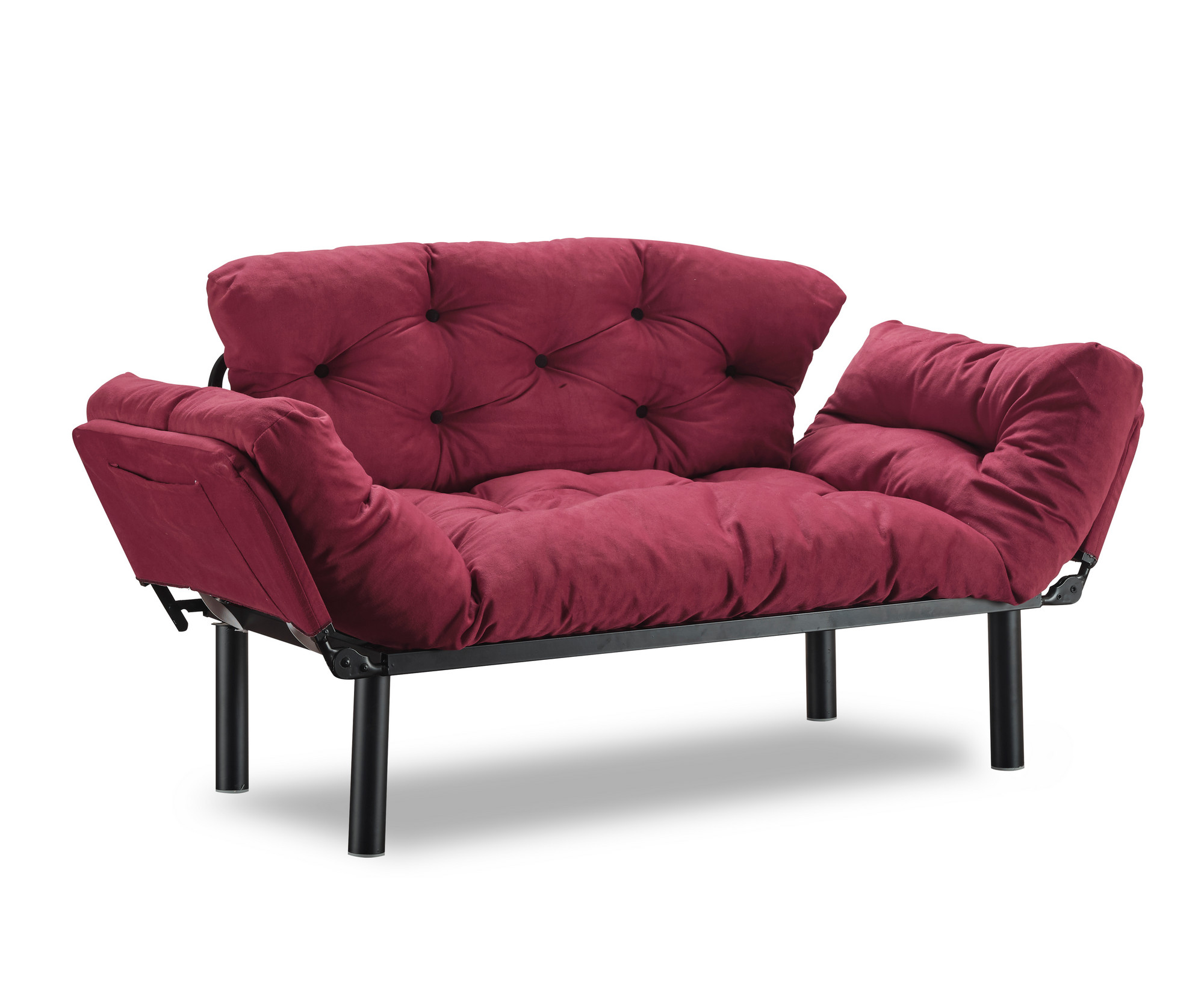 Nitta Sofa Bed 2-seater Maroon