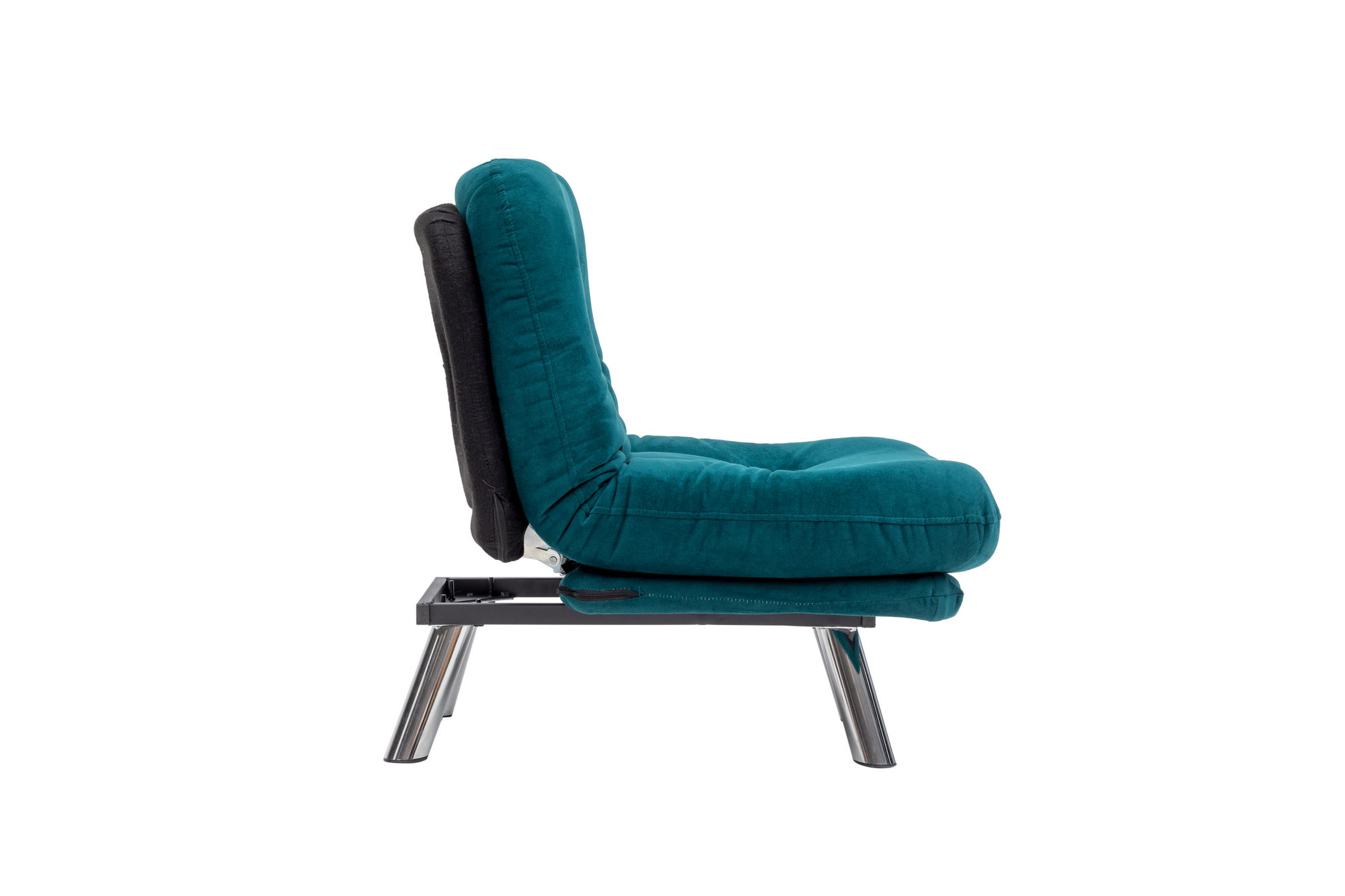 Misa Small Solo Sofa Bed 1-seater Petrol Green