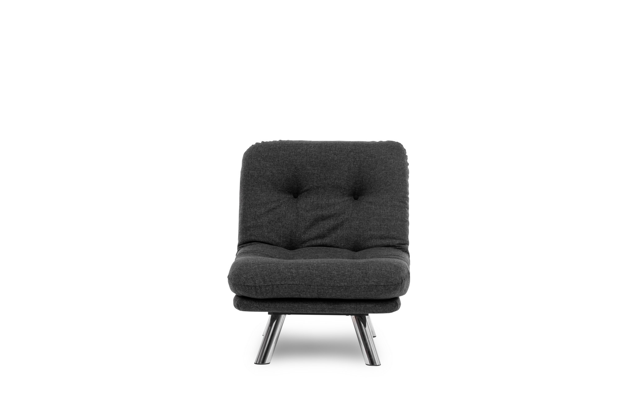 Misa Small Solo Sofa Bed 1-seater Dark Grey