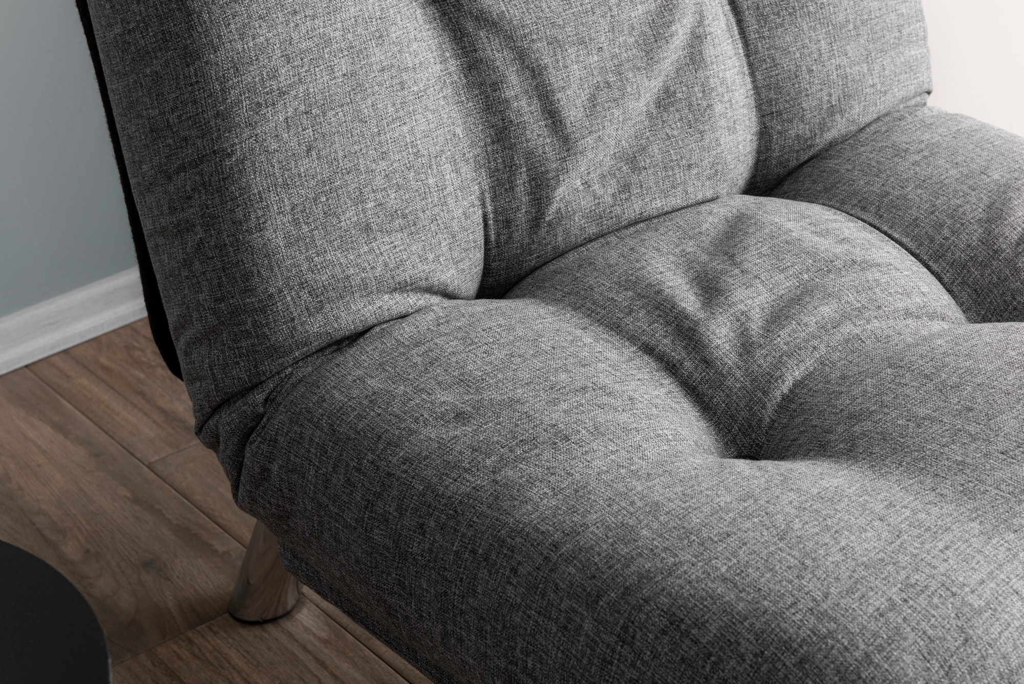 Misa Small Solo Sofa Bed 1-Seater Light Grey