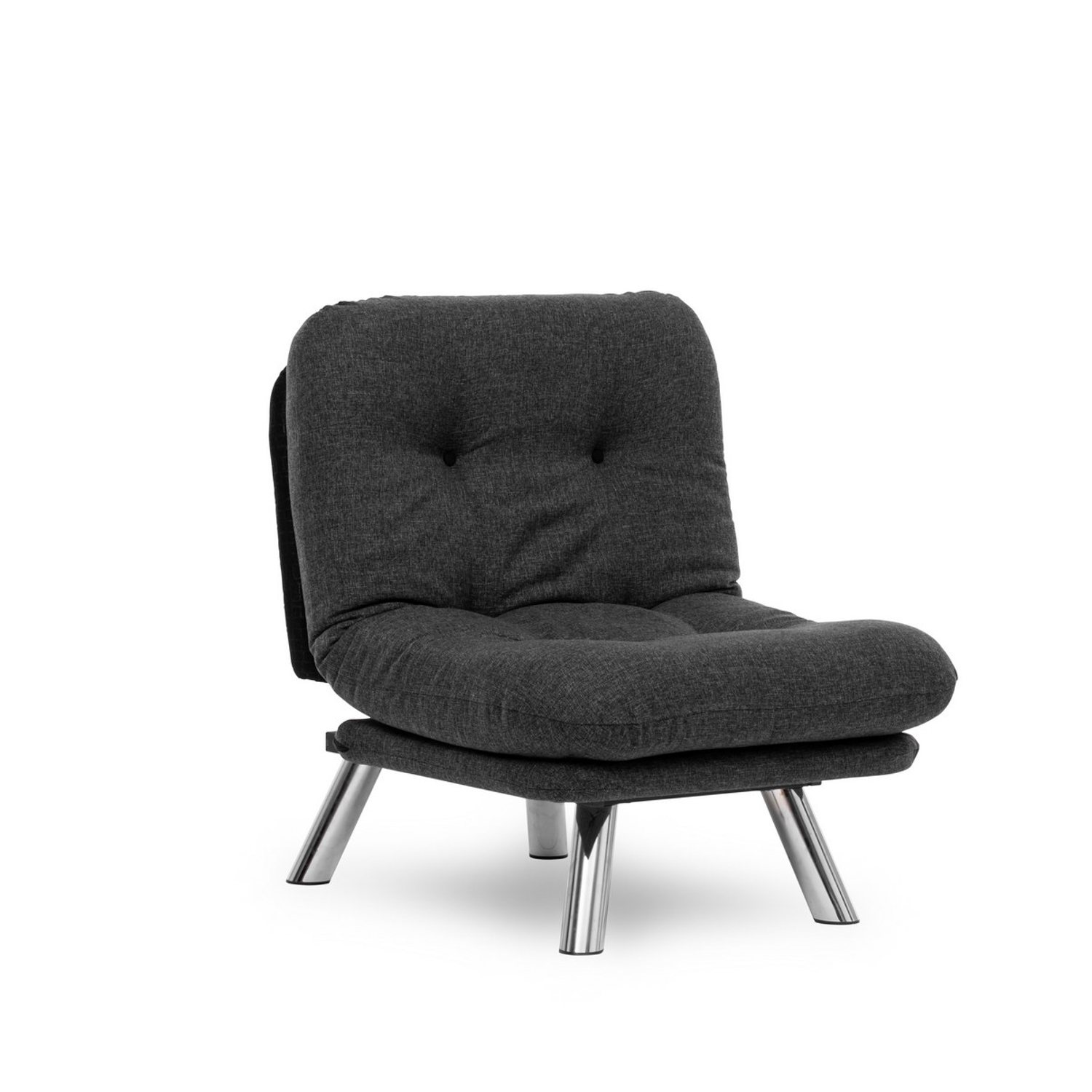 Misa Small Solo Sofa Bed 1-seater Dark Grey