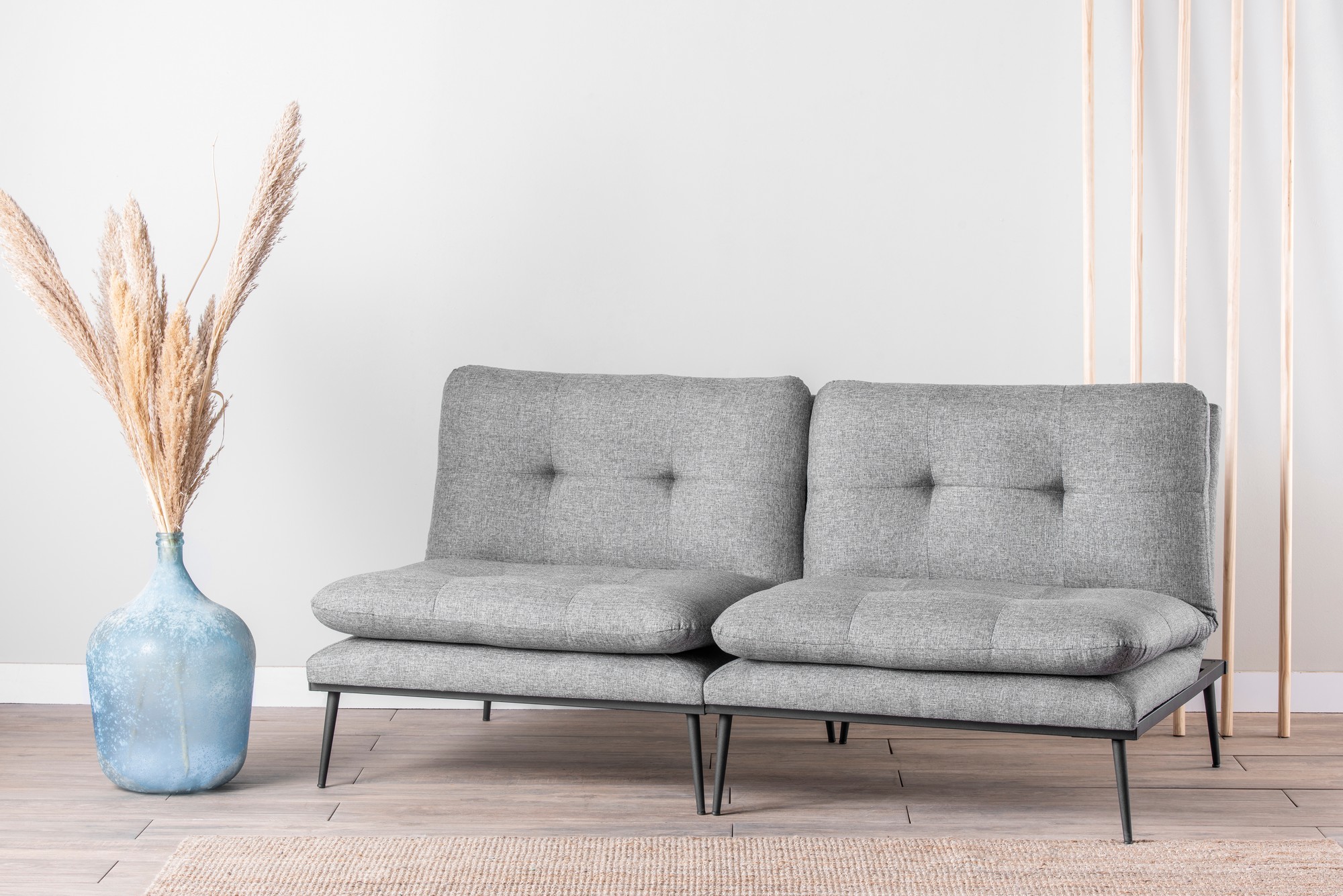 Martin Sofa bed 3-seater Grey