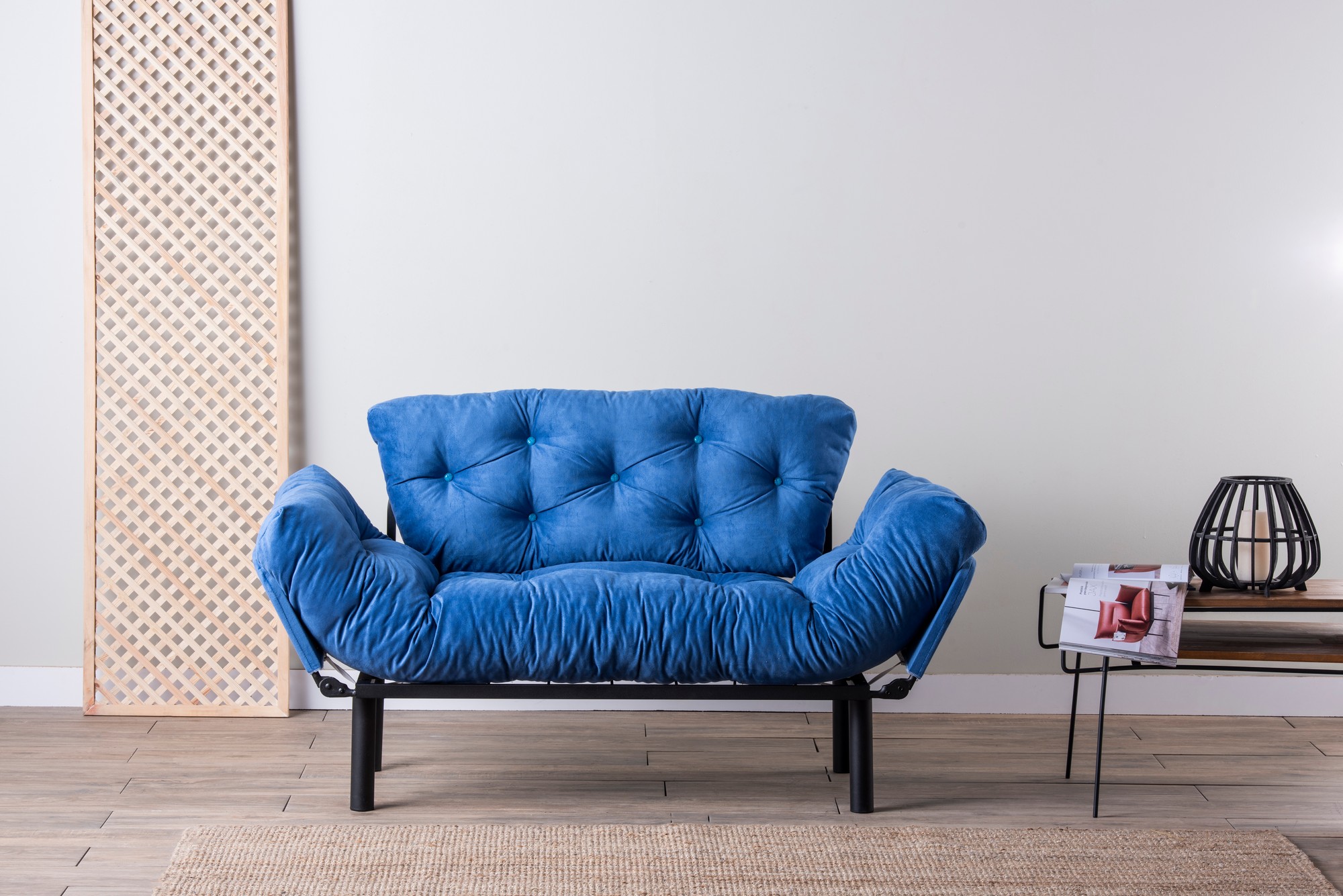Nitta Sofa Bed 2-seater Blue