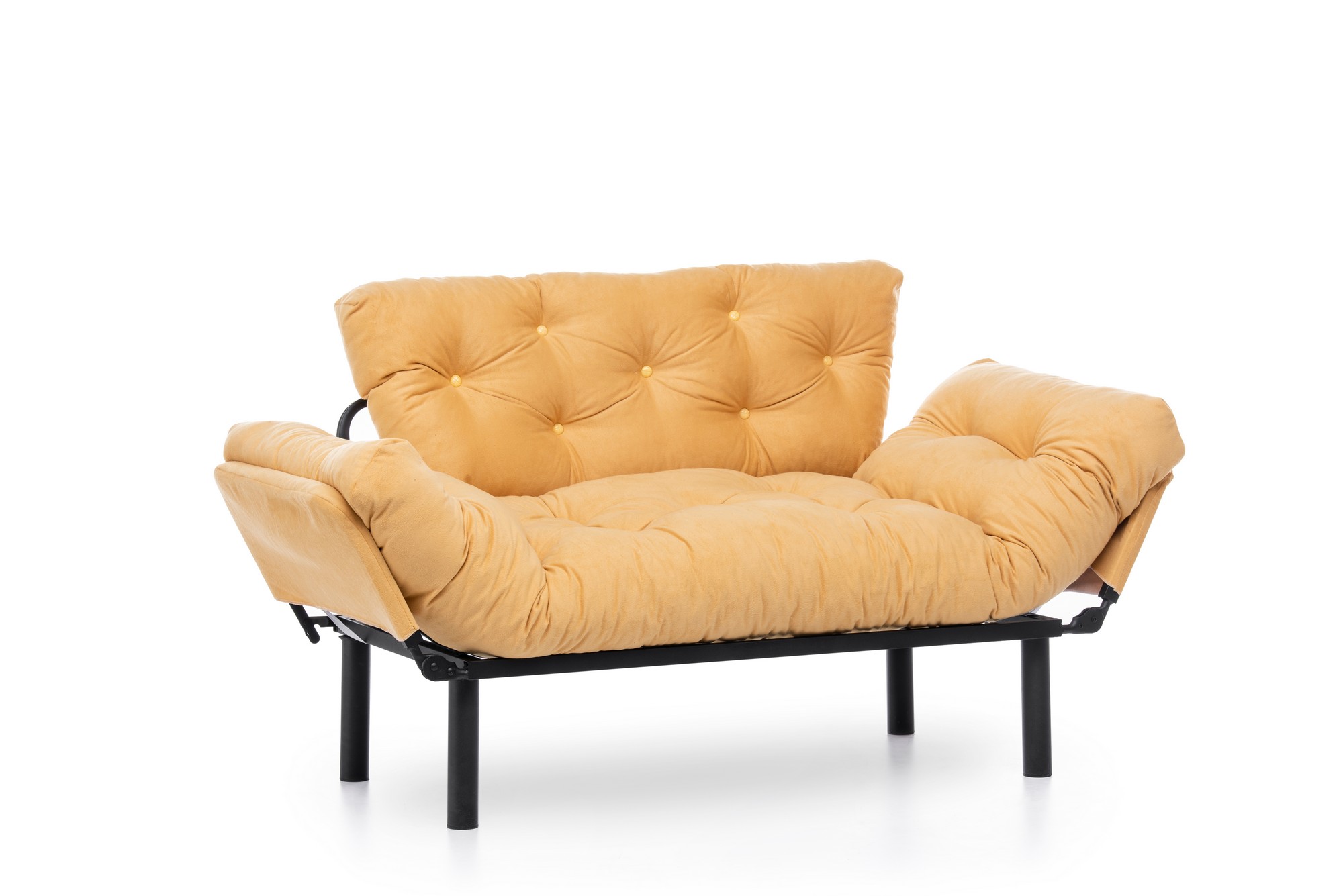 Nitta Sofa Bed 2-seater Mustard