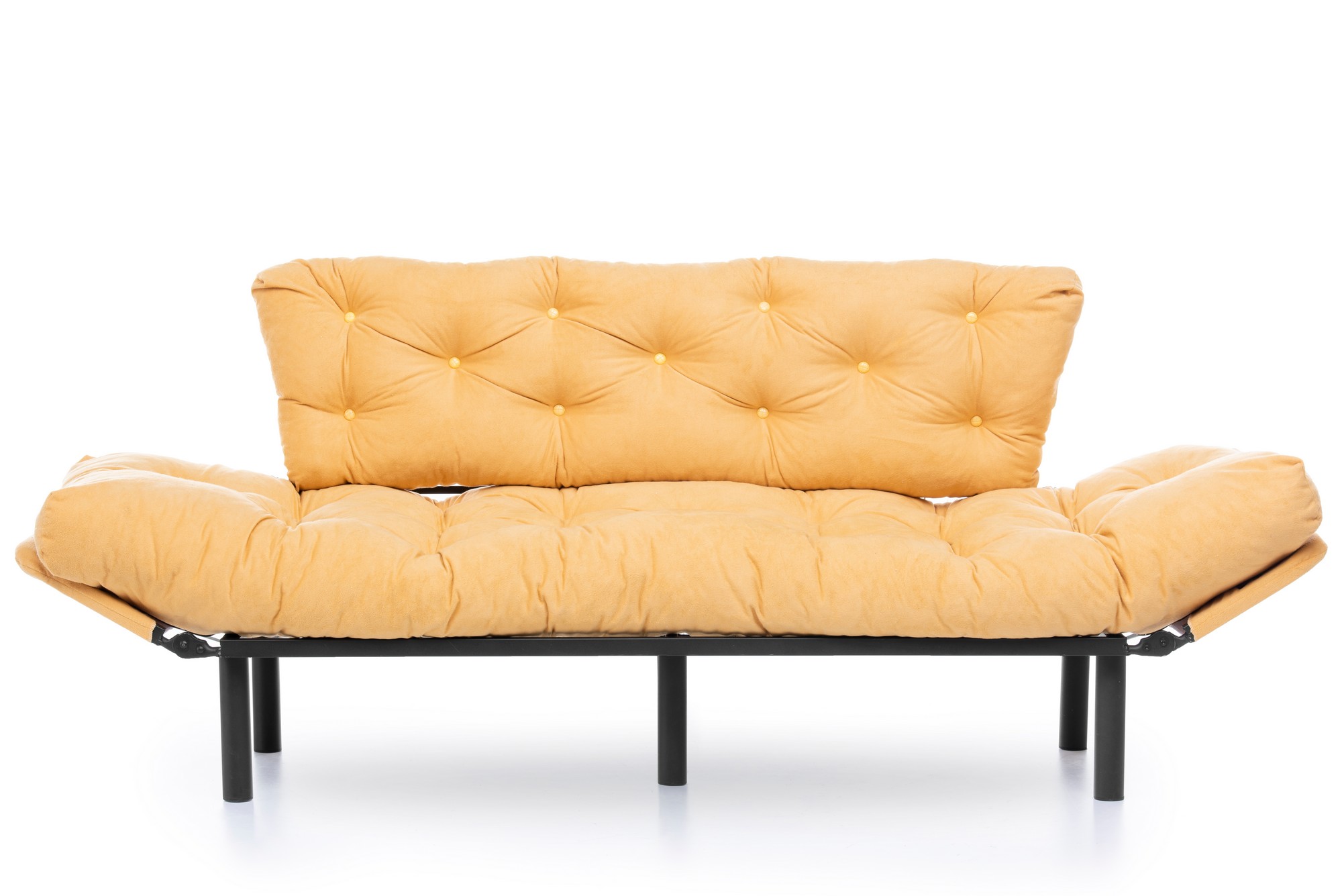 Nitta Triple Sofa Bed 3-Seater Mustard