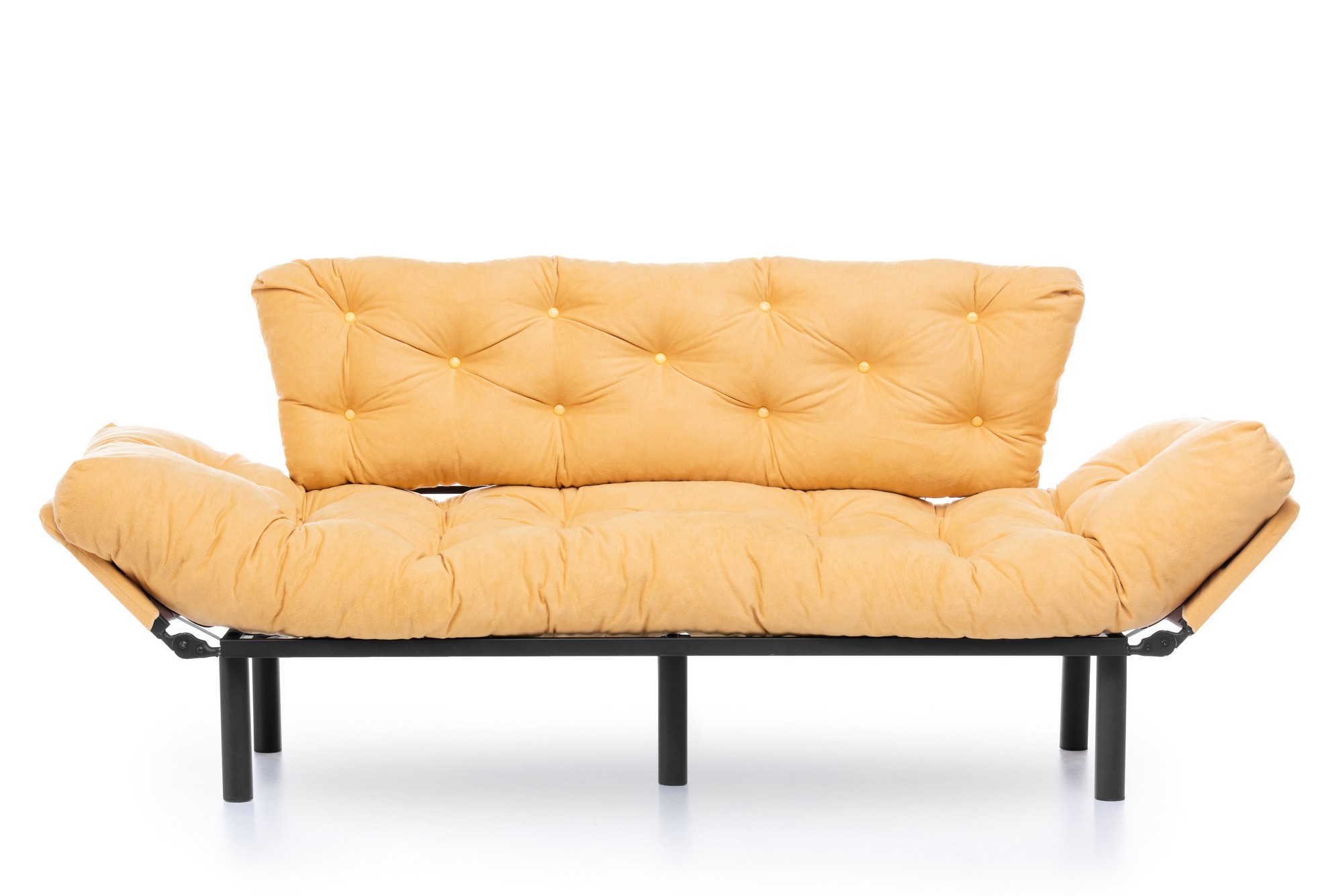 Nitta Triple Sofa Bed 3-Seater Mustard