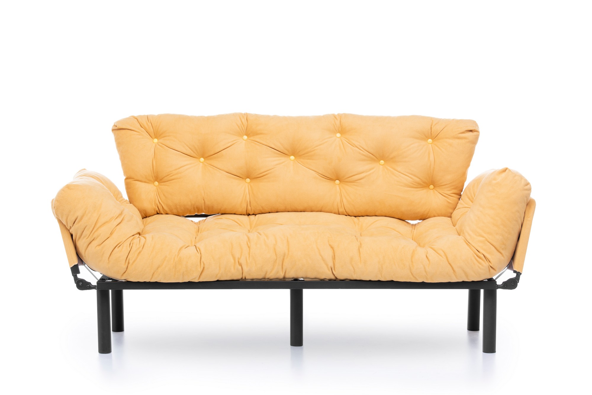 Nitta Triple Sofa Bed 3-Seater Mustard
