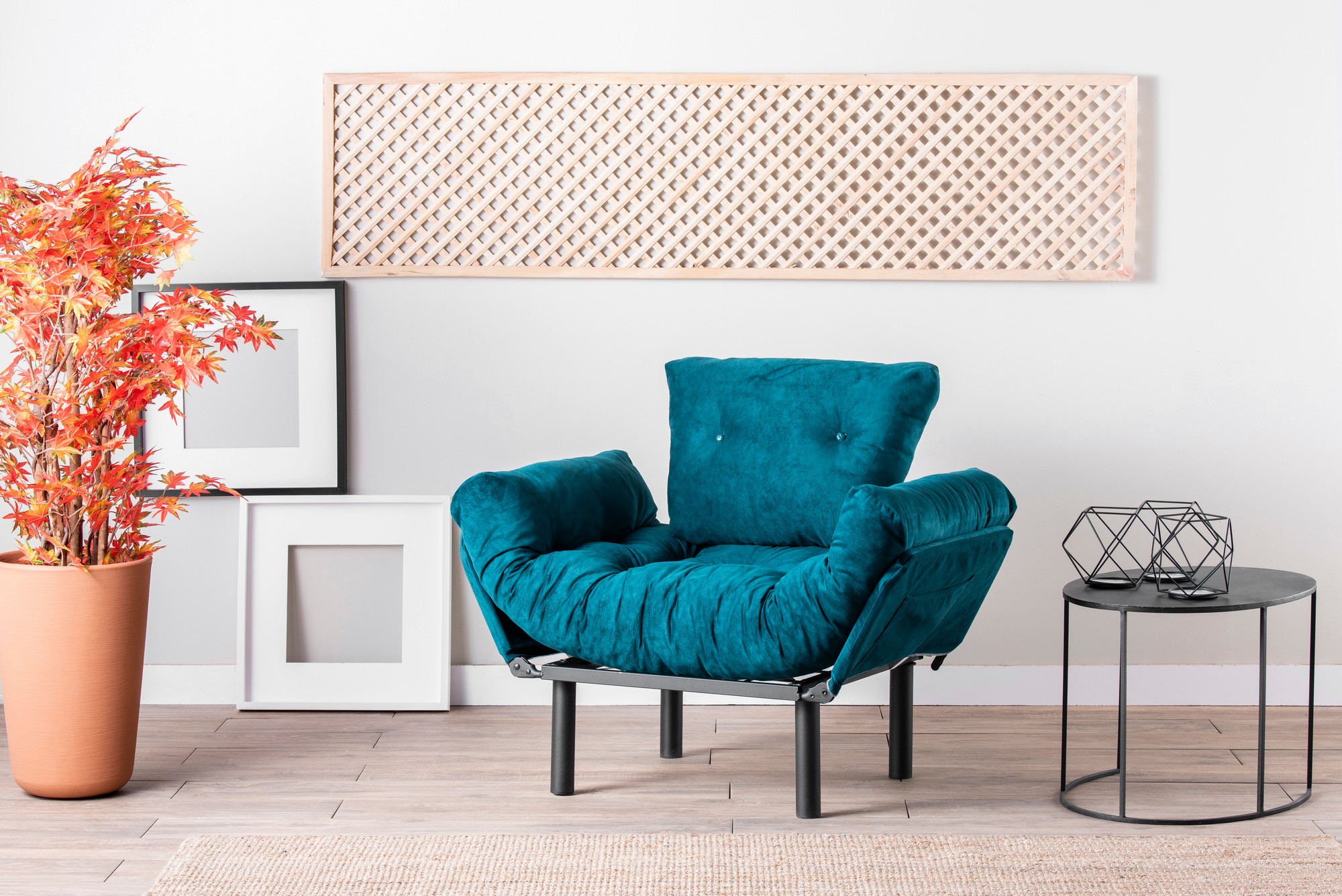 Nitta armchair Petrol Green