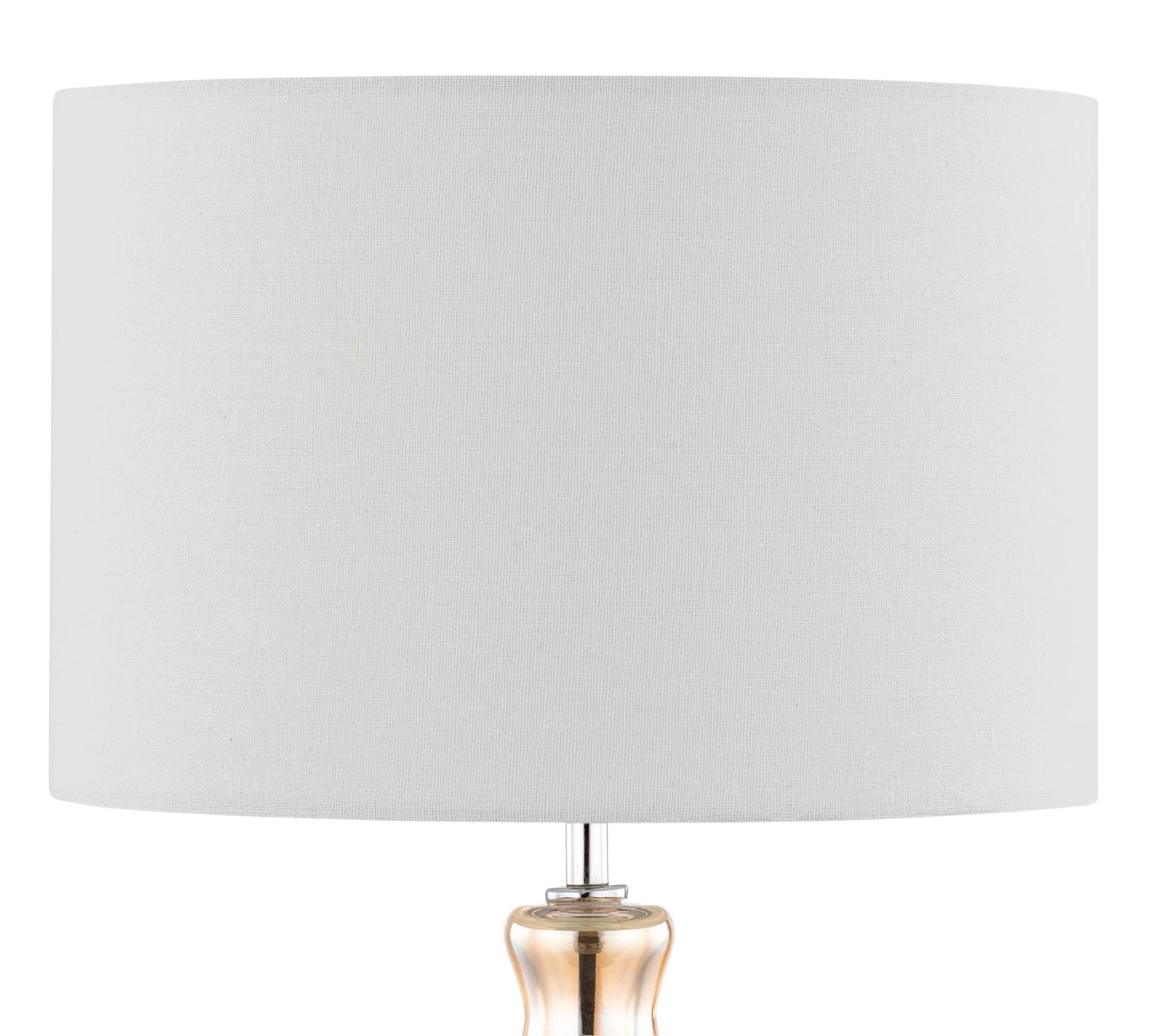 Tischleuchte Mischgewebe Creme
