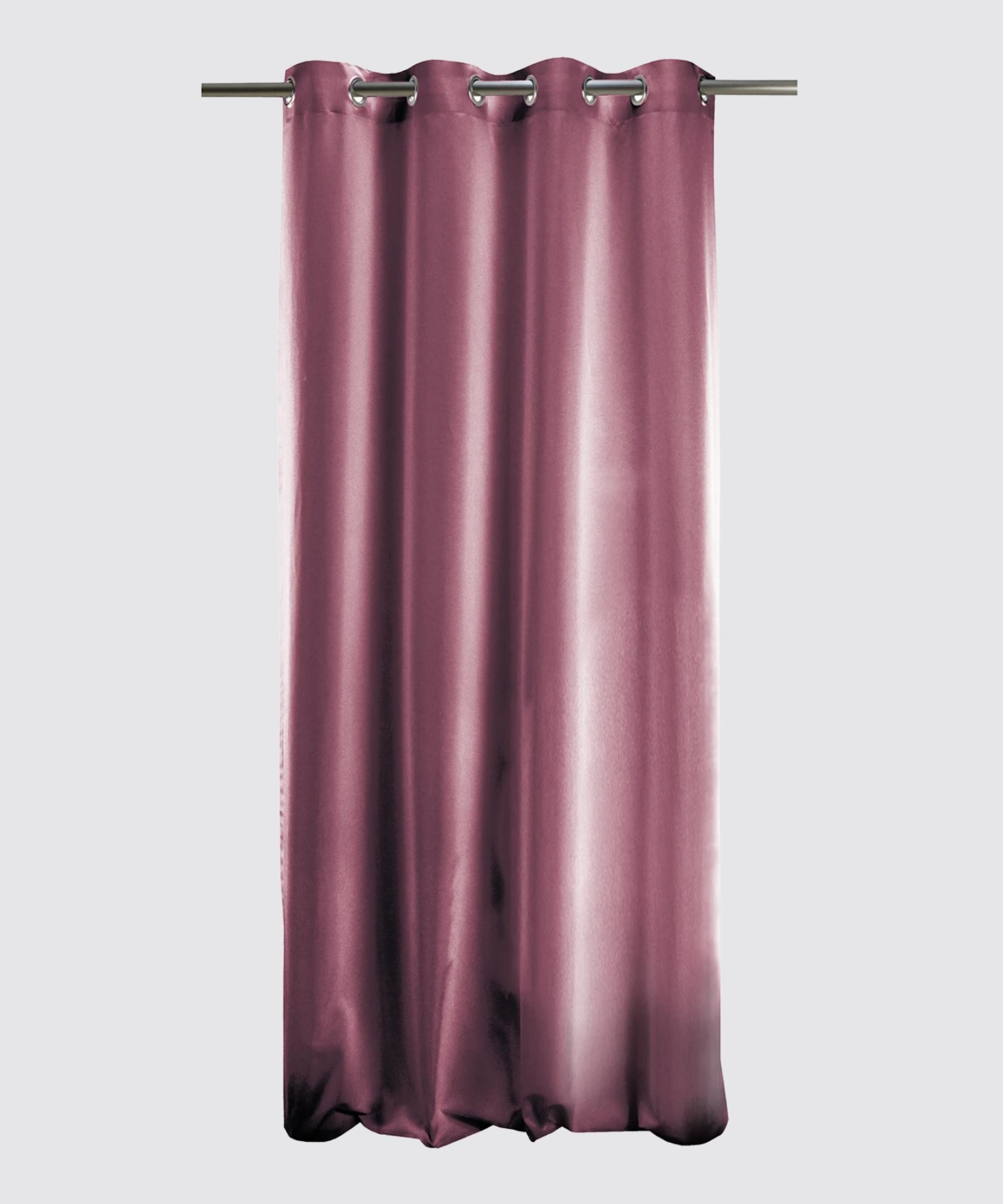 Samtvorhang Aubergine