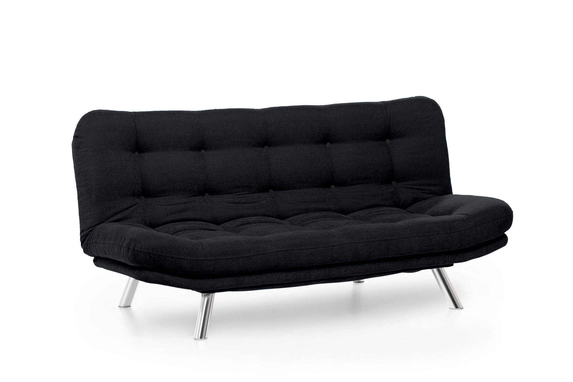 Misa Sofa Bed 3-Seater Black