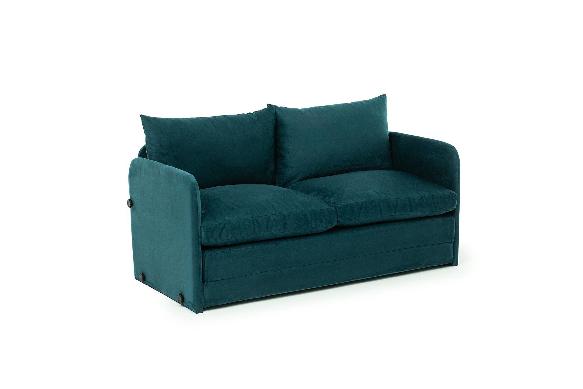 Saga Sofa Bed 2-seater Petrol Green