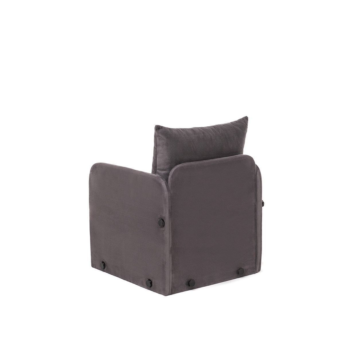 Saga Sofa bed 1-seater Grey