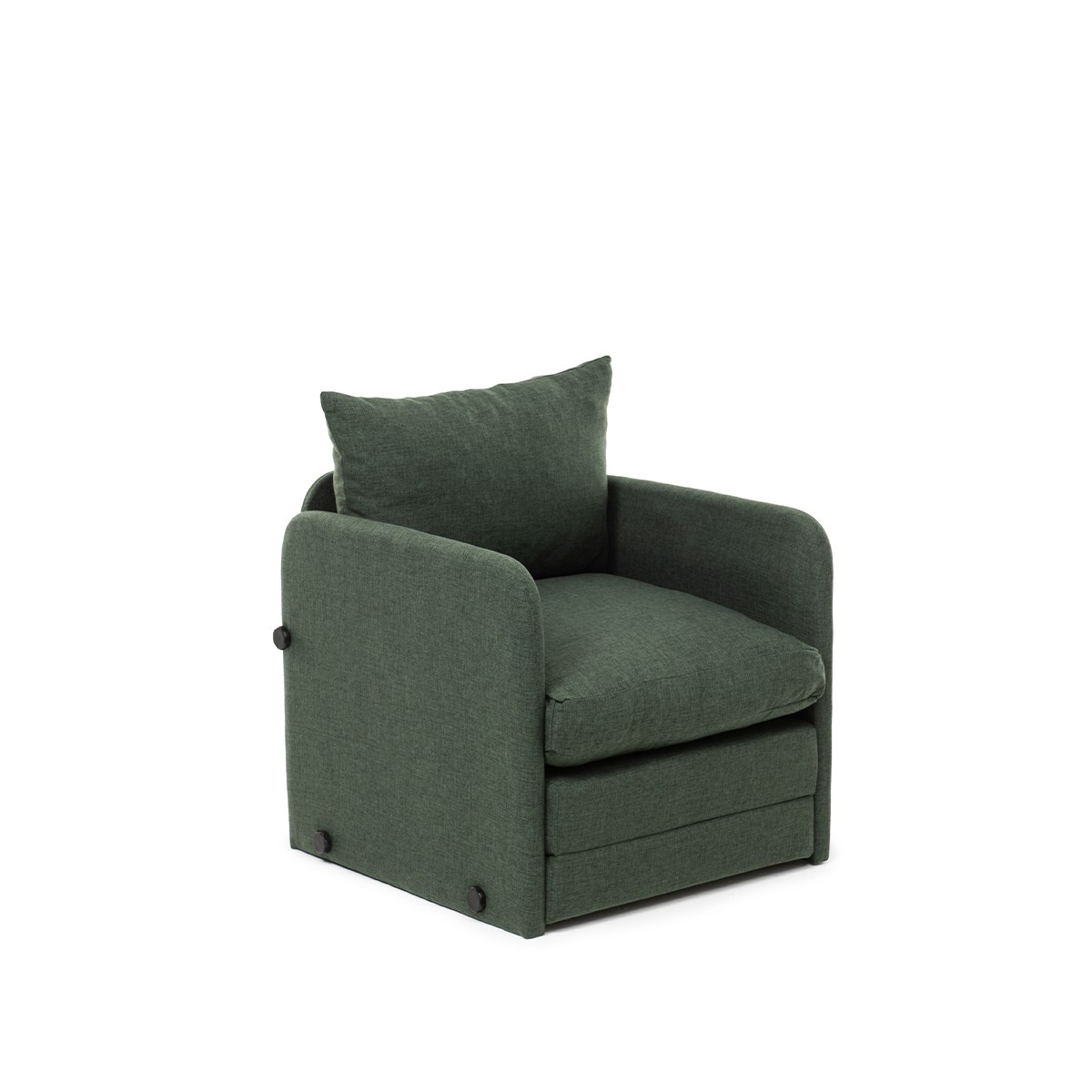 Saga Sofa bed 1-seater Green
