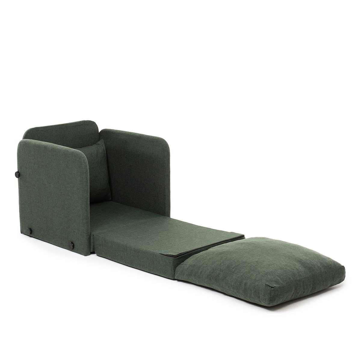 Saga Sofa bed 1-seater Green